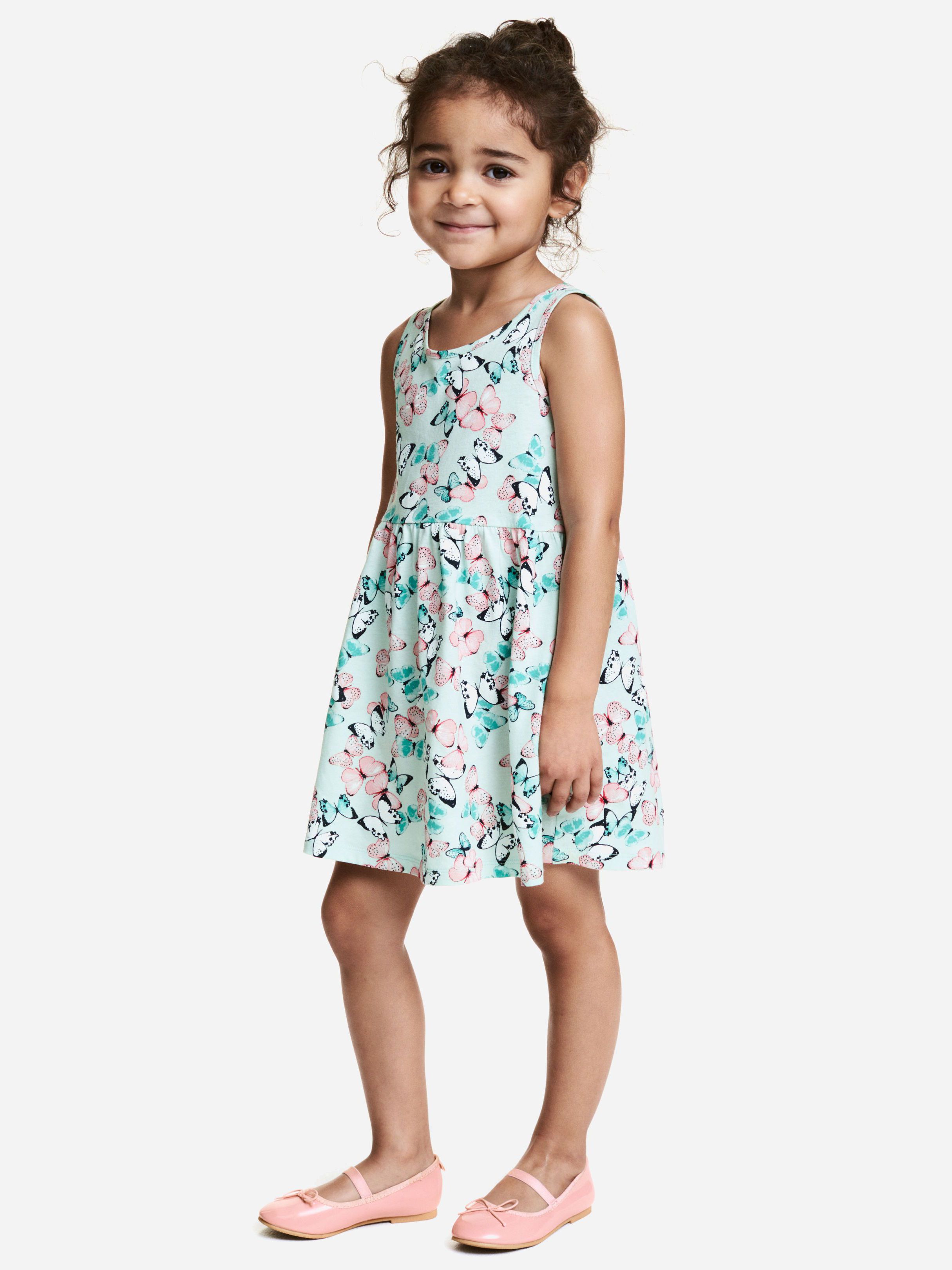 

Сарафан H&M 4340365-ACYR 92 см Мятный в узоры