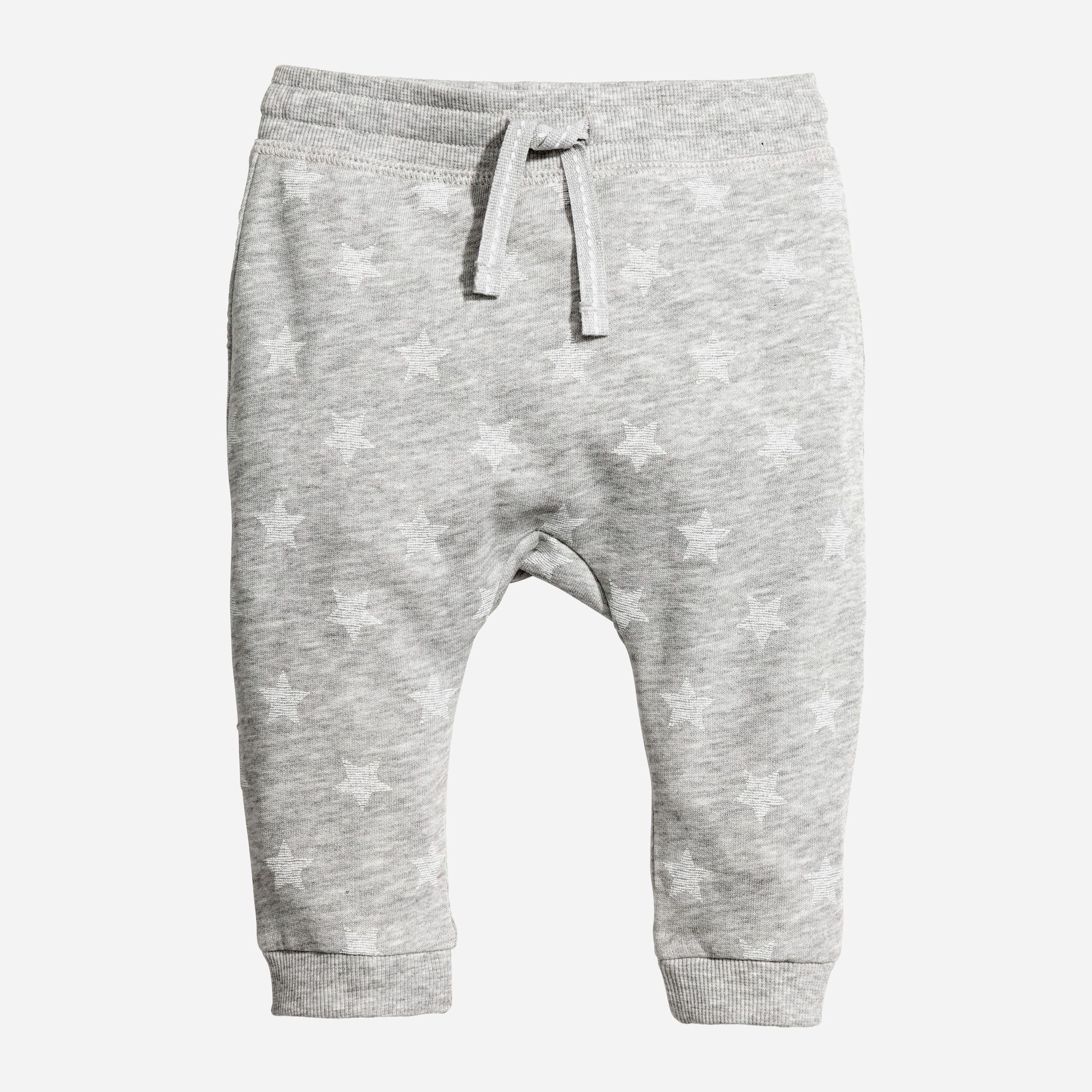 

Штанишки H&M 4048646-AAYX 68 см Серые в белые узоры