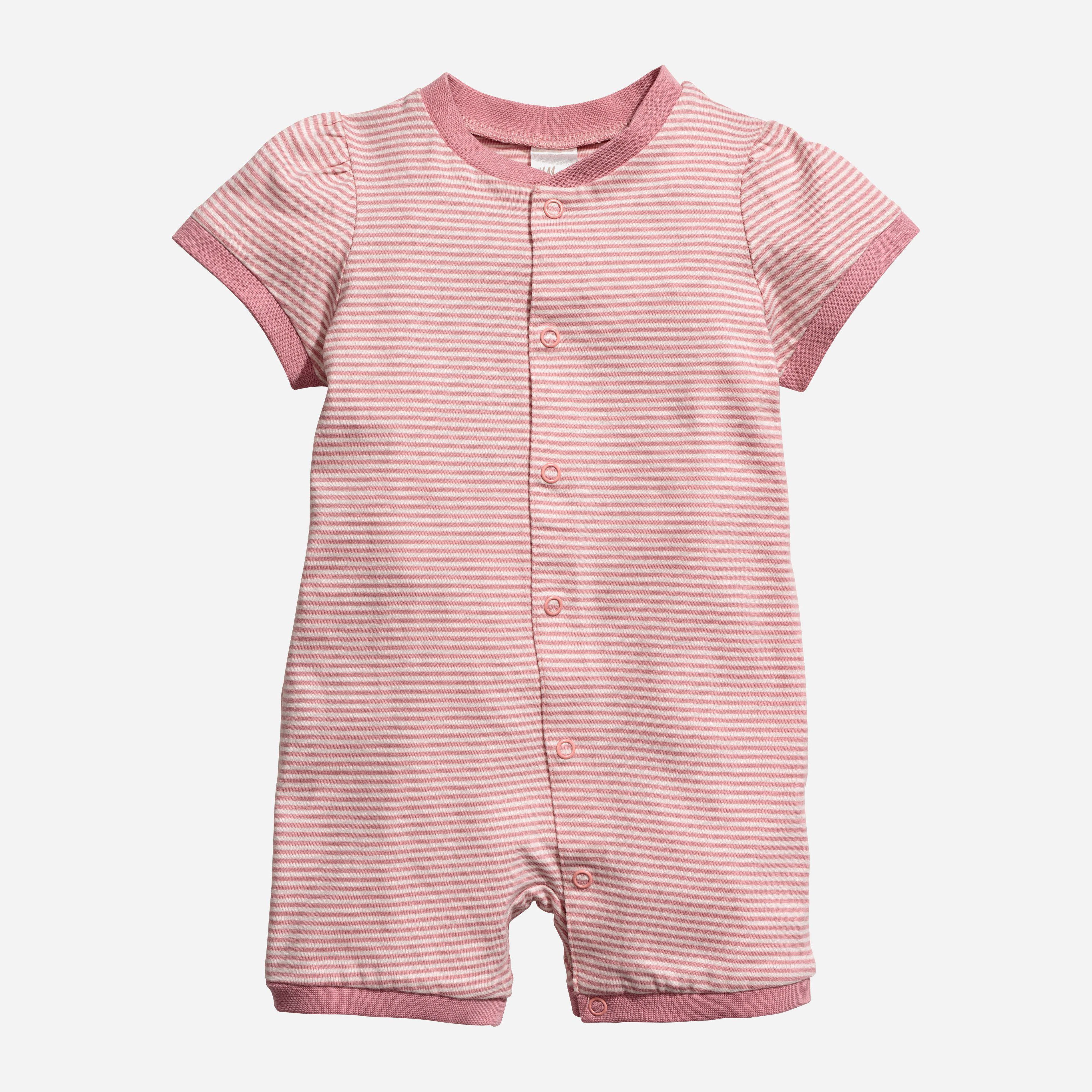 

Песочник H&M 3863997-AARM 80 см Розовый в белую полоску