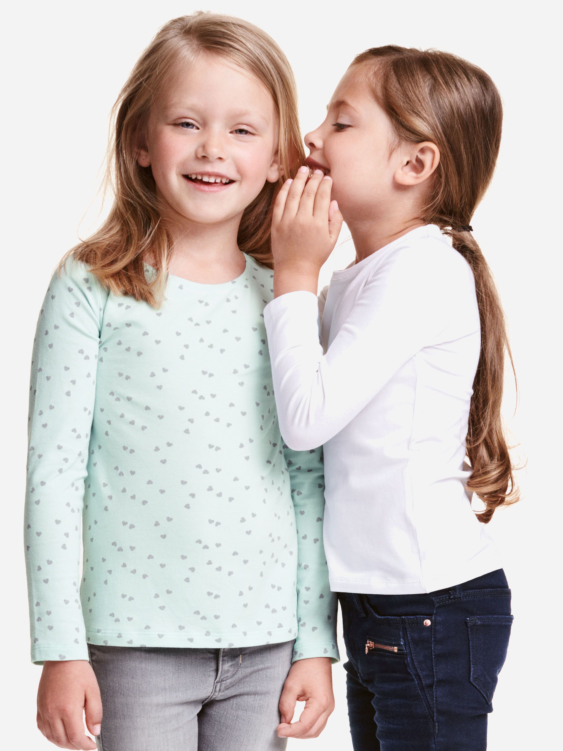 

Футболка с длинными рукавами H&M 3669444-ACYR 122-128 см Мятная в узоры