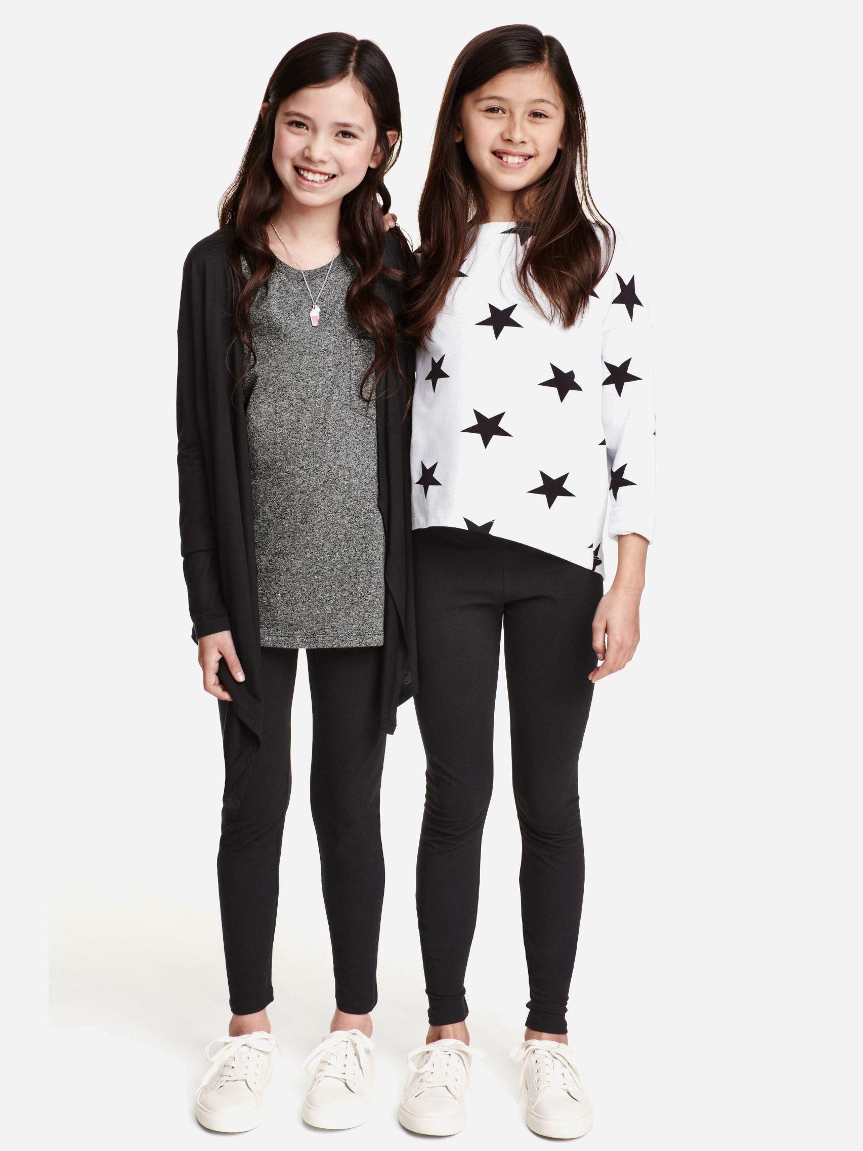 

Лосины H&M 3068471-AAAD 152 см Черные
