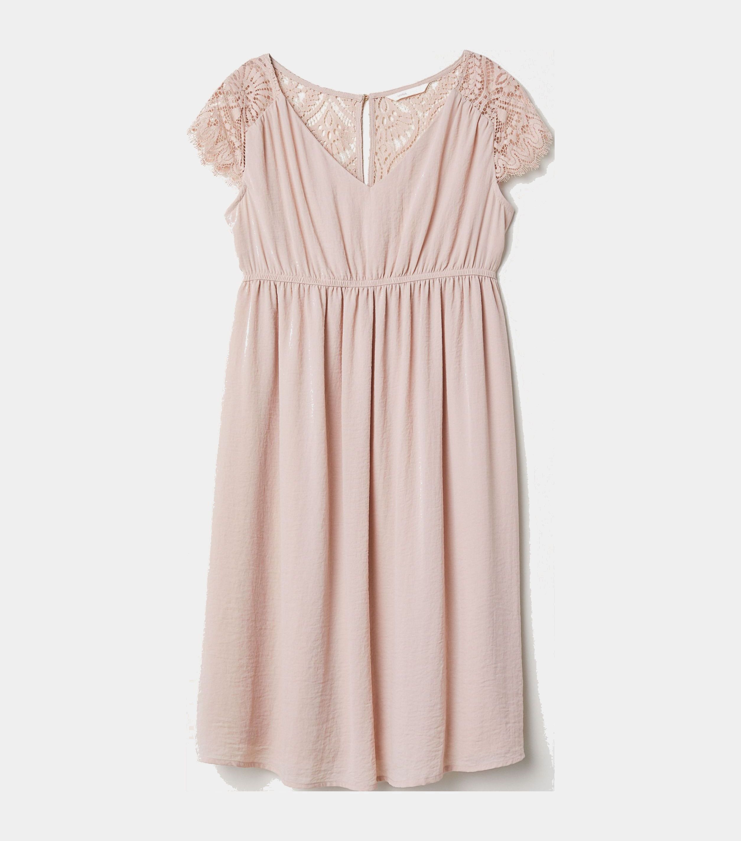 

Платье H&M 4429847-ACWJ XS Светло-бежевое