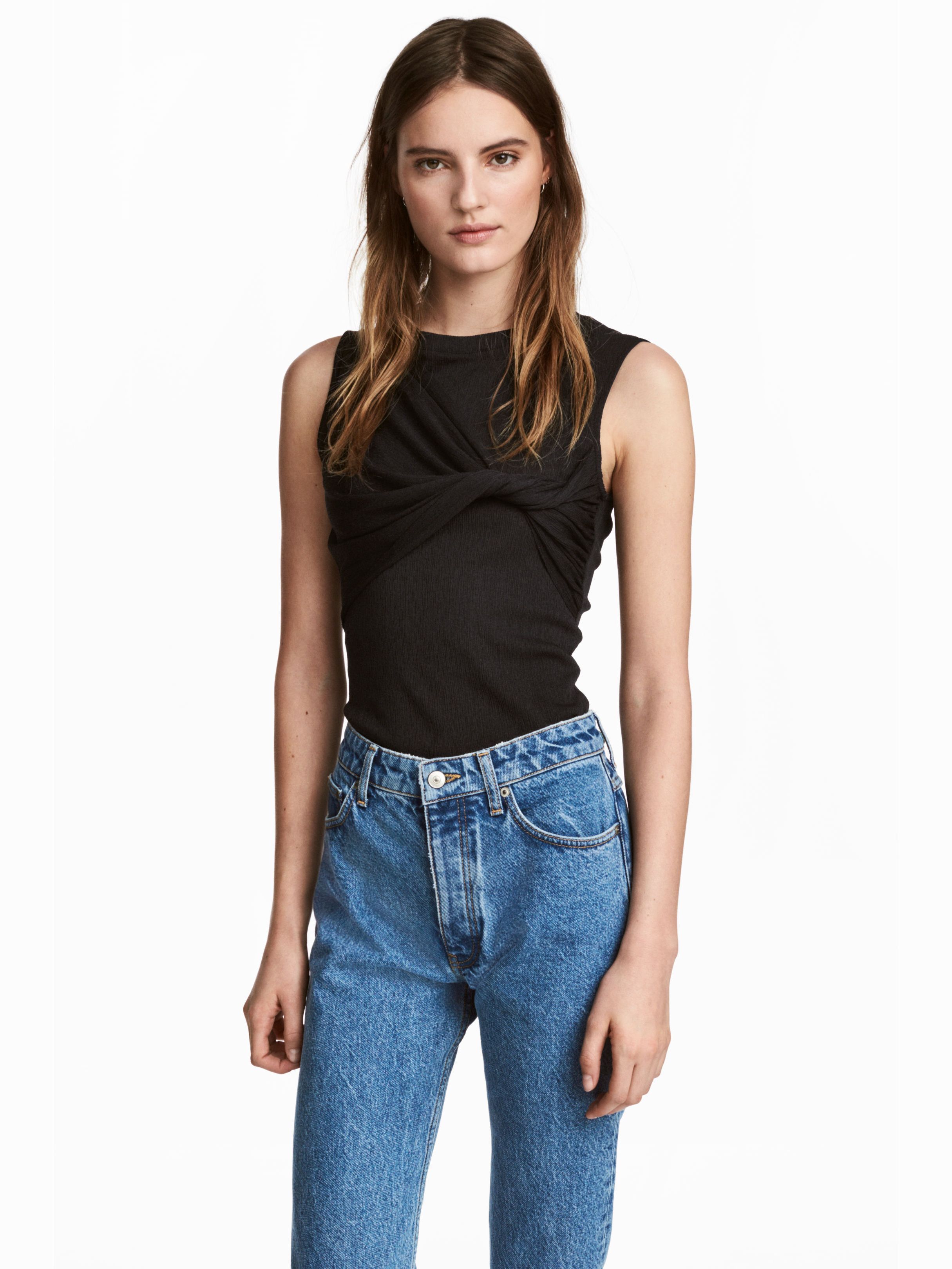 

Топ H&M 5097365-AAAD 44 Черный