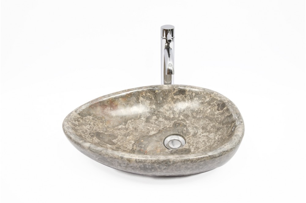

Раковина з каменю GREY Industar s27-167-4 50 см Овальна
