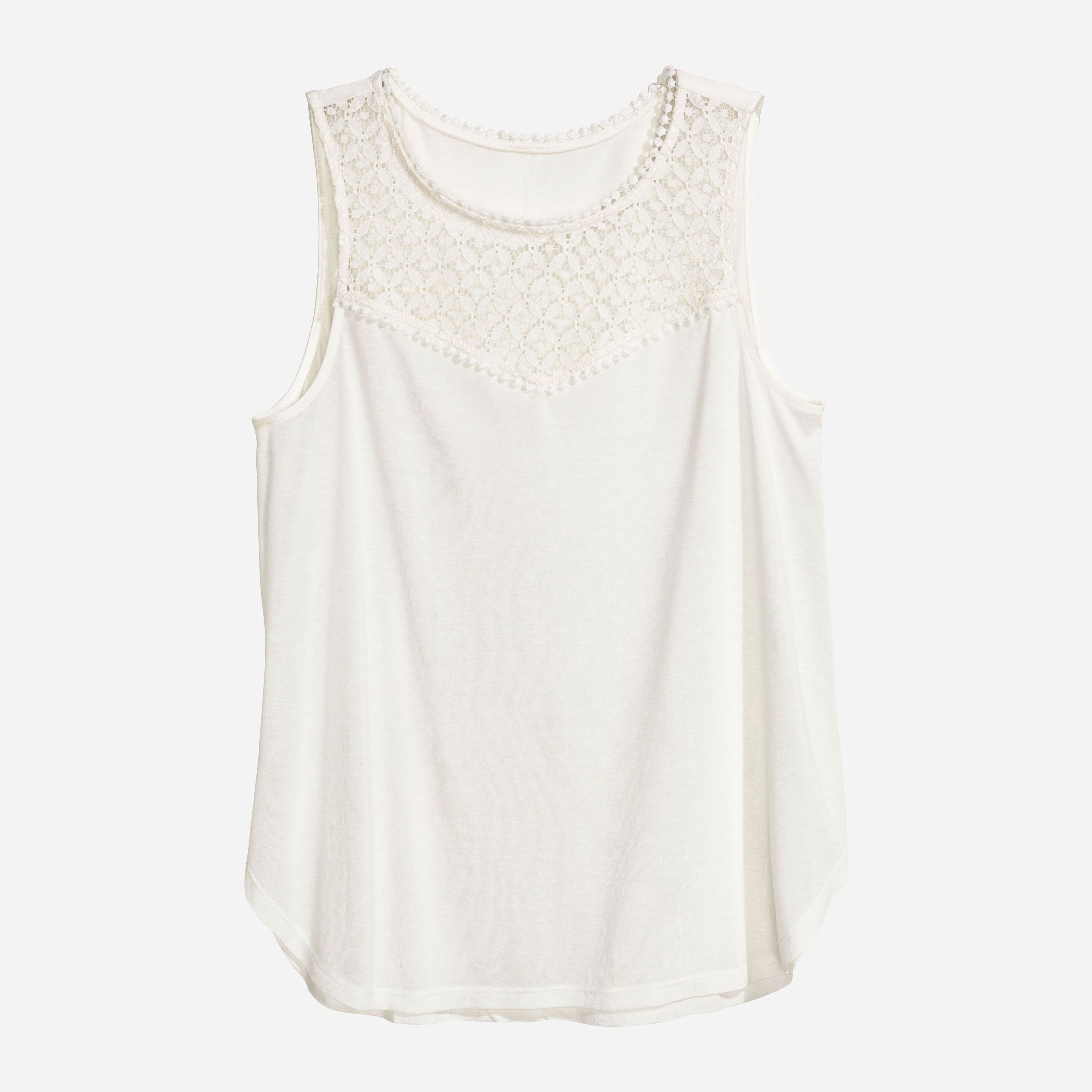 

Майка H&M 4389174-ACTS S Белая
