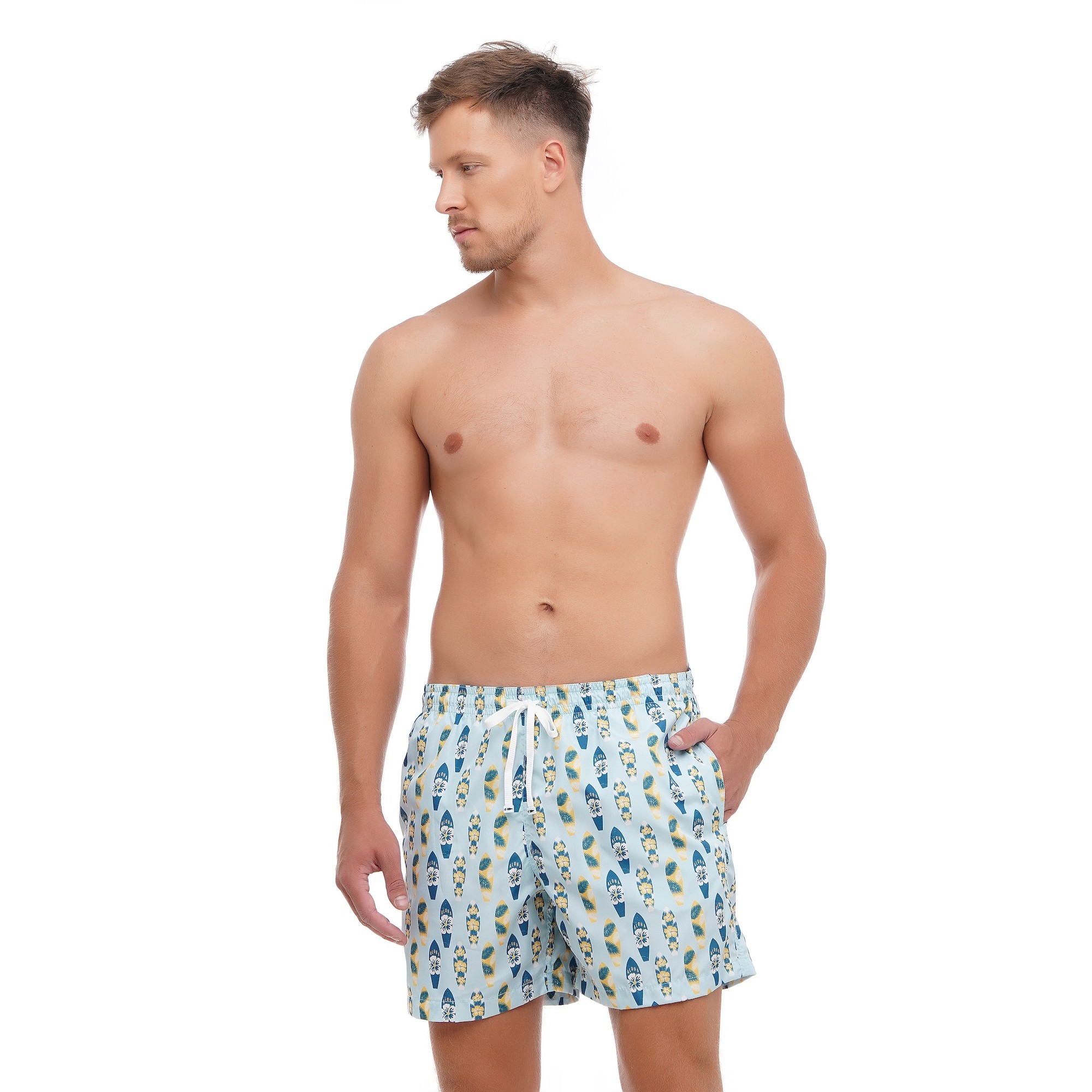 

Шорты пляжные мужские Fish ALOHA  разноцветный F20LH, Шорты пляжные мужские Fish ALOHA XL разноцветный F20LH