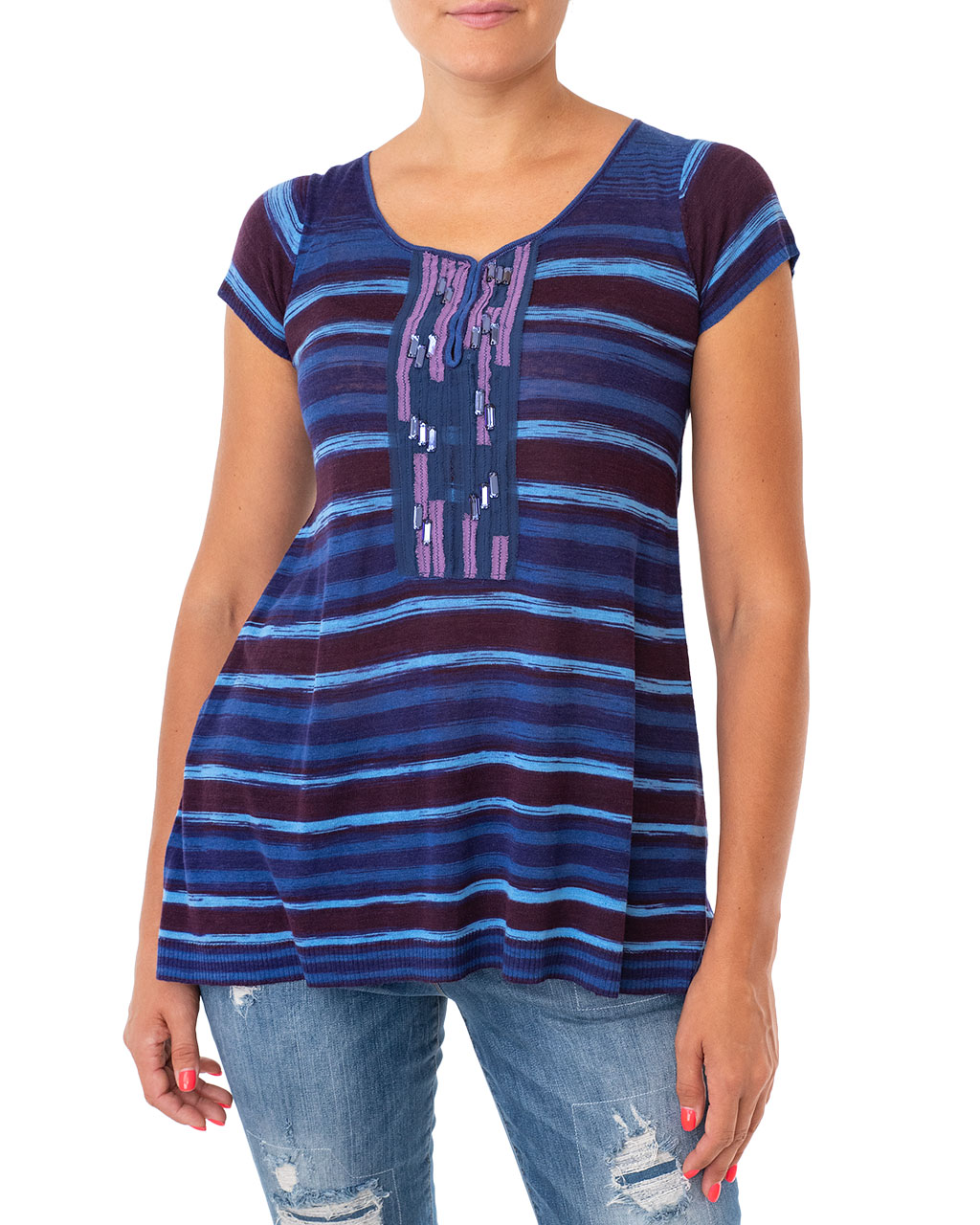 

Футболка жіноча Apriori (768037-709) Синій, Футболка жіноча Apriori (768037-709) Синій 40