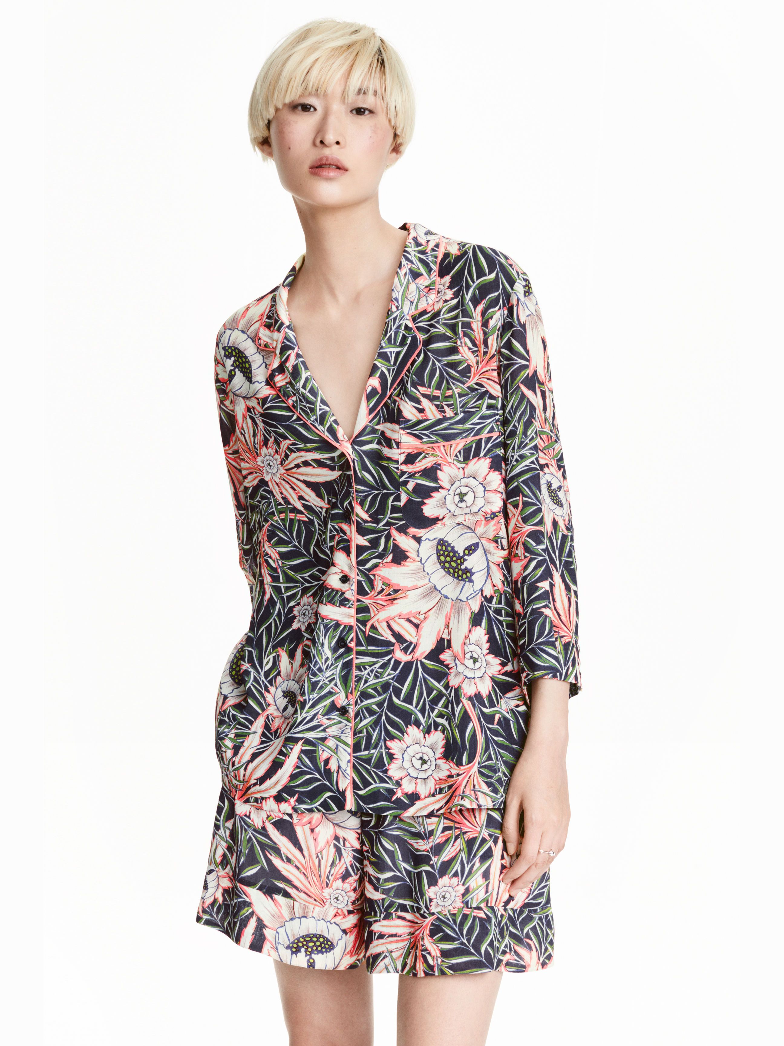 

Блузка H&M 4251754-ACLZ 34 Разноцветная