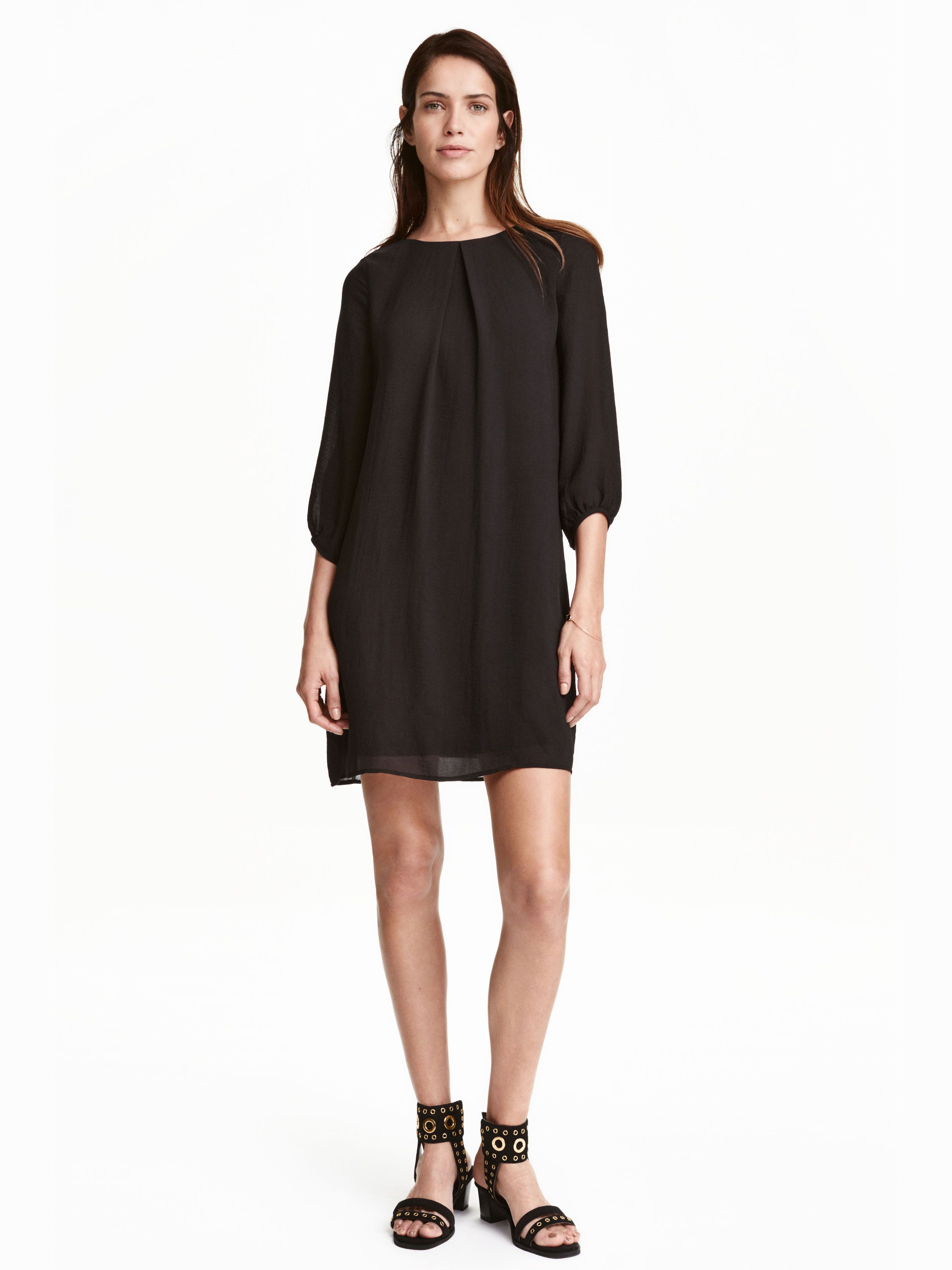 

Платье H&M 4251514-AAAD XXS Черное