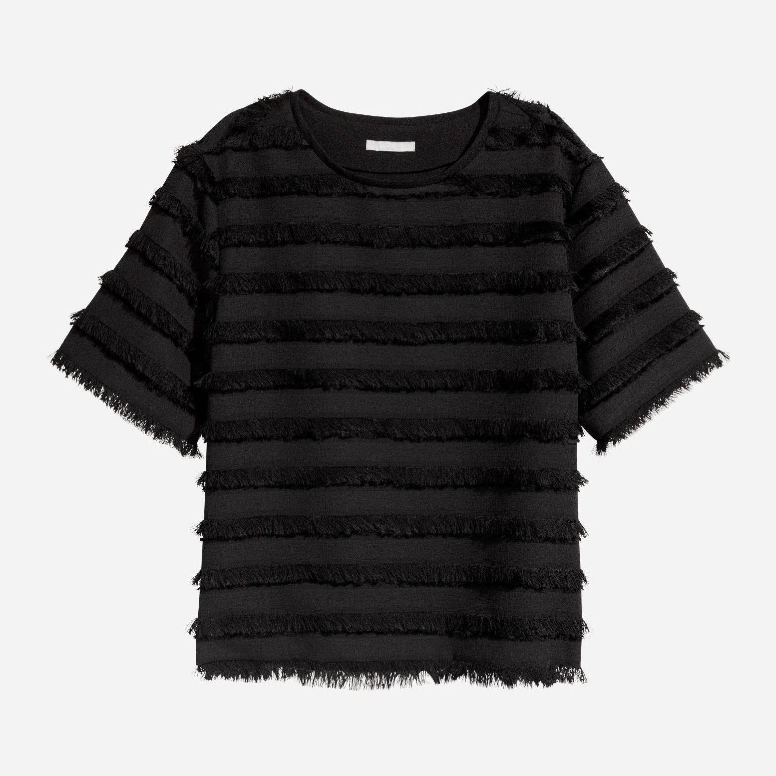 

Топ H&M 5858867-AAAD 32 Черный