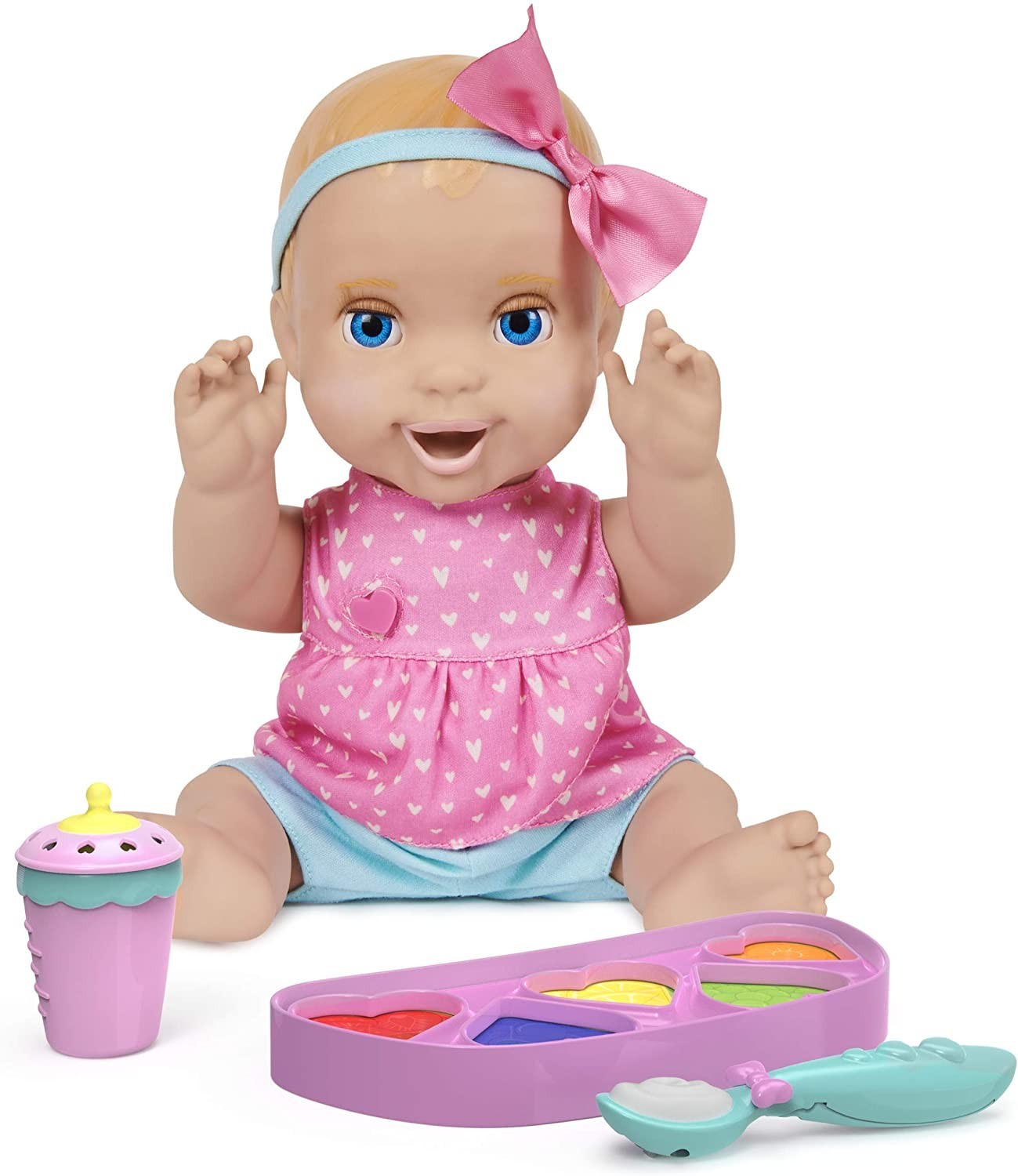 

Интерактивная Реалистичная Кукла Spin Master Миа Время Кормления Mealtime Magic Mia Interactive Feeding Baby (6060100-1)