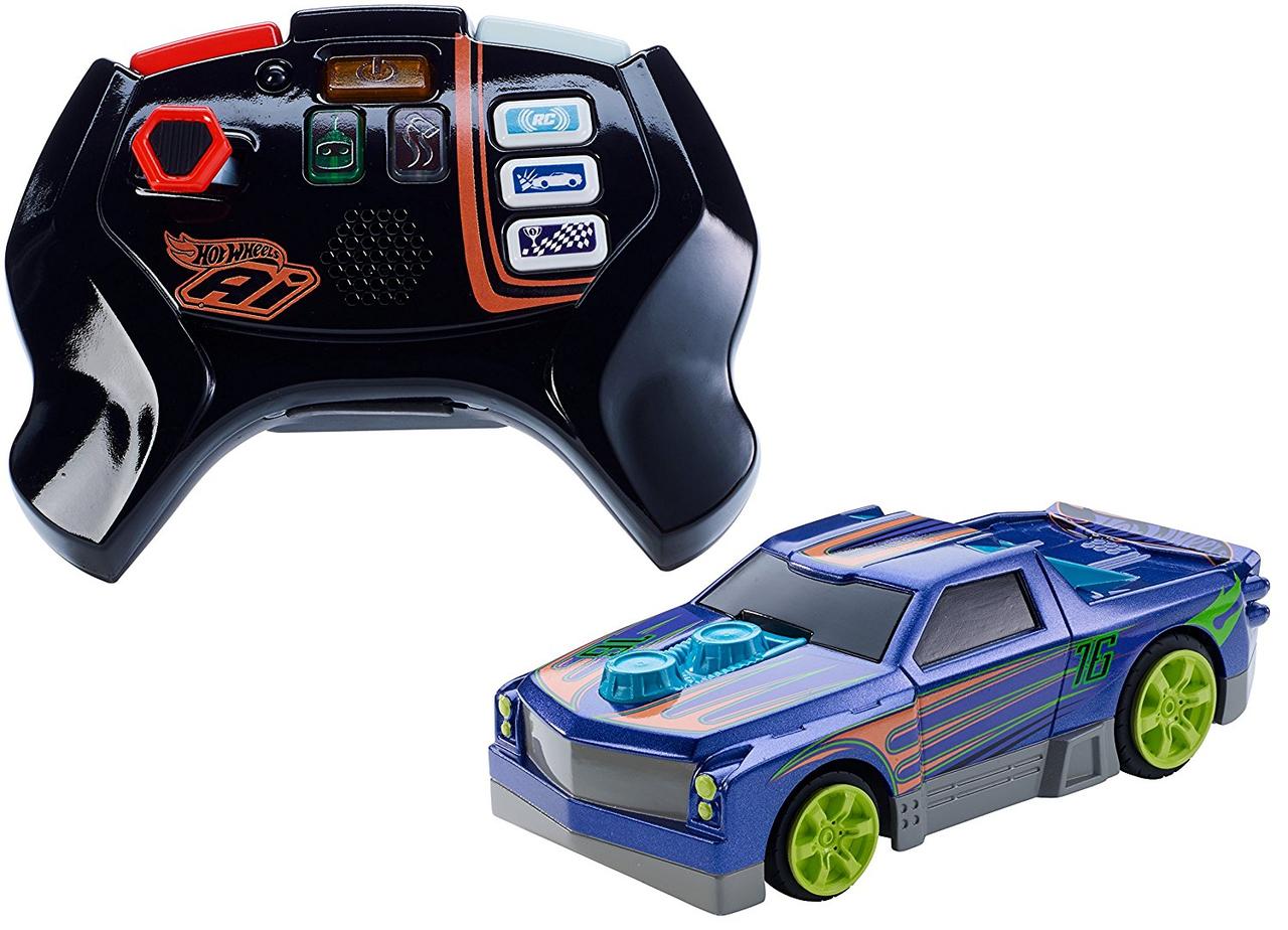 

Умная машина Hot Wheels На радиоуправлении фиолетовая Хот Вилс Ai Car and Controller Turbo Diesel (FBL86)