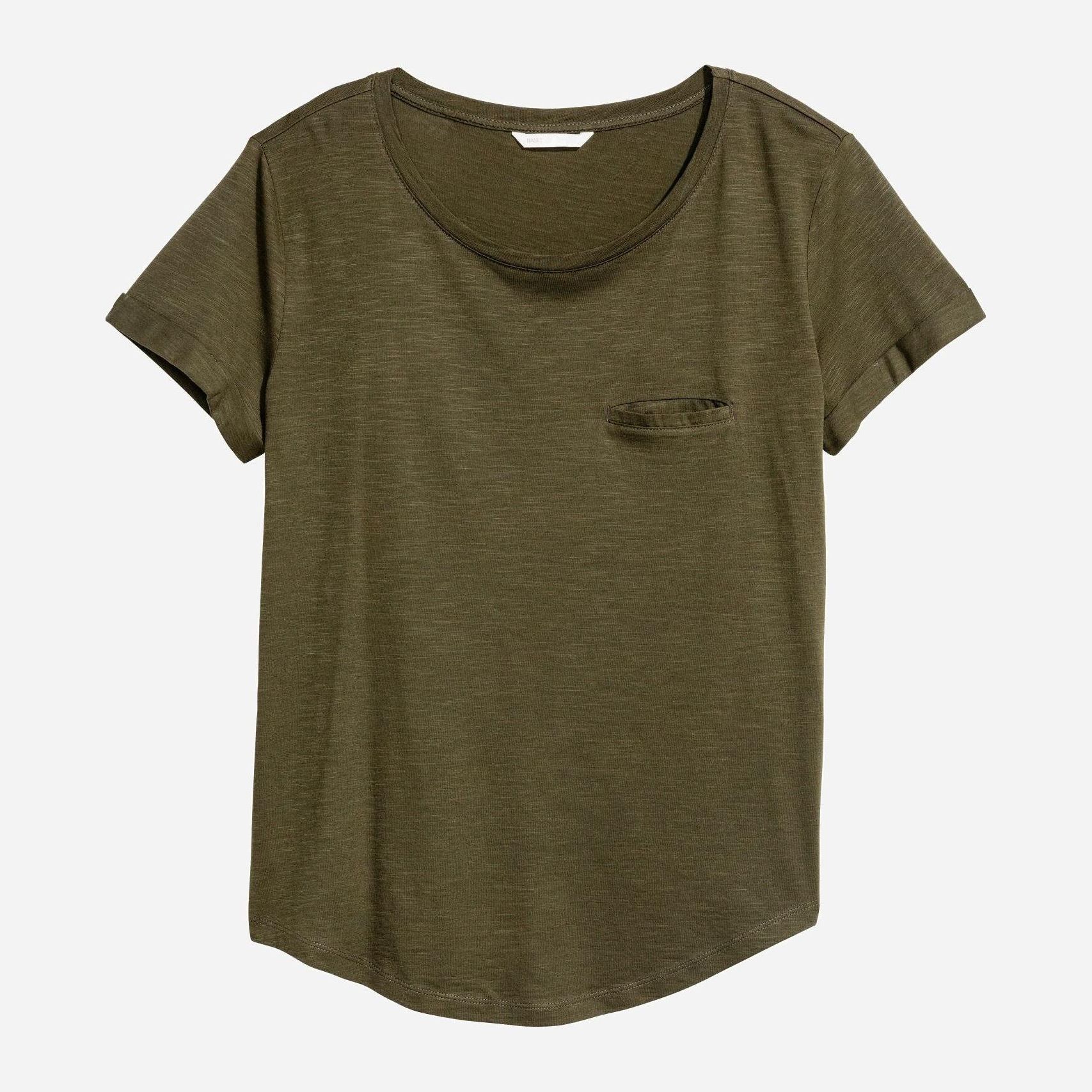 

Футболка H&M 1899554-ACUB S Бледно-зеленая