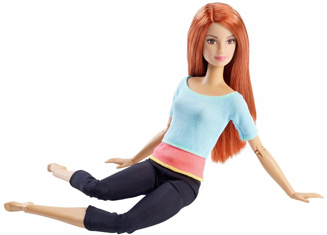 

Кукла Mattel Барби йога серия Безграничные движения Рыженькая Barbie Made to Move Doll (DPP74)