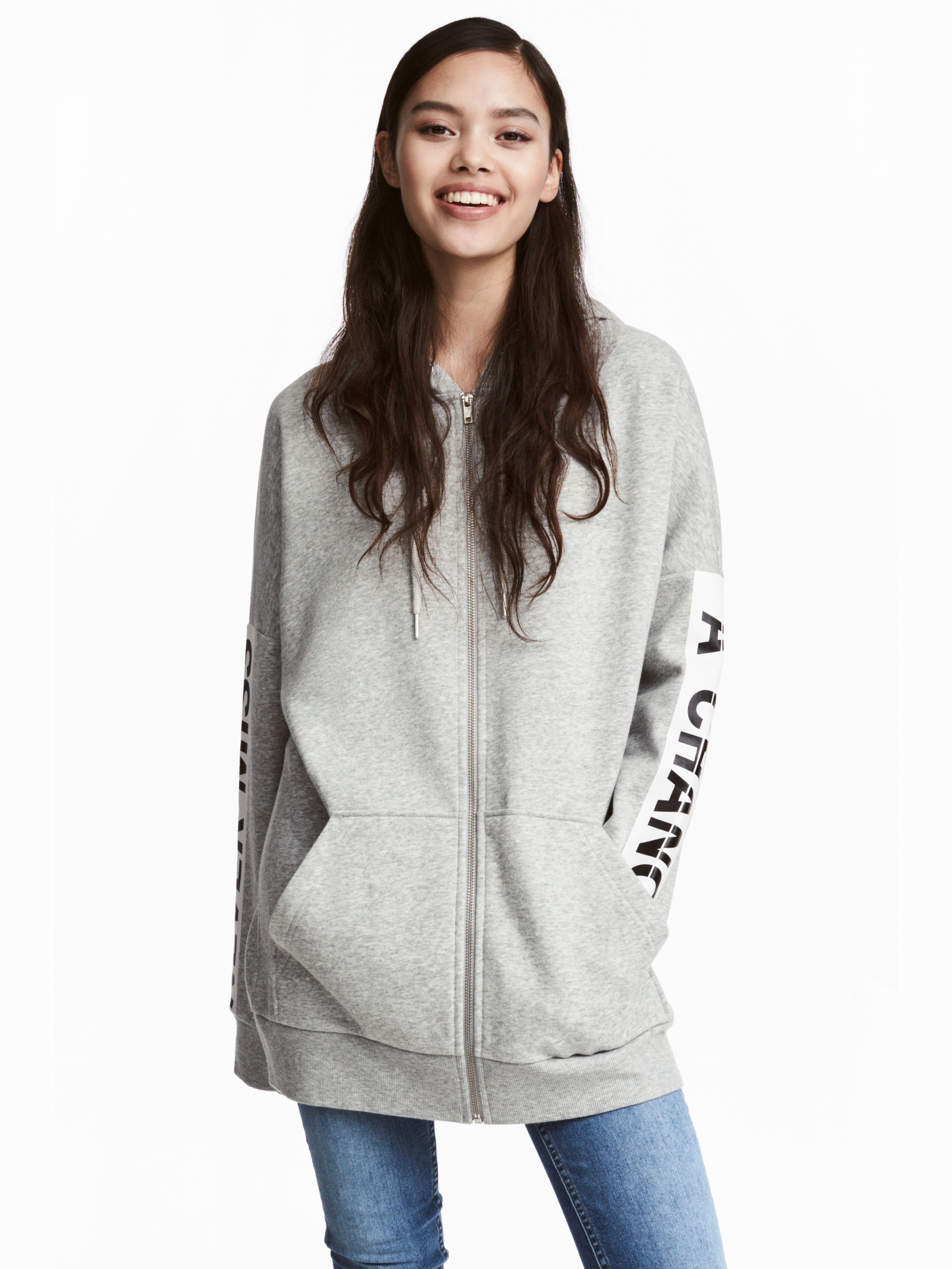 

Толстовка H&M 5003845-AAQS S Серая