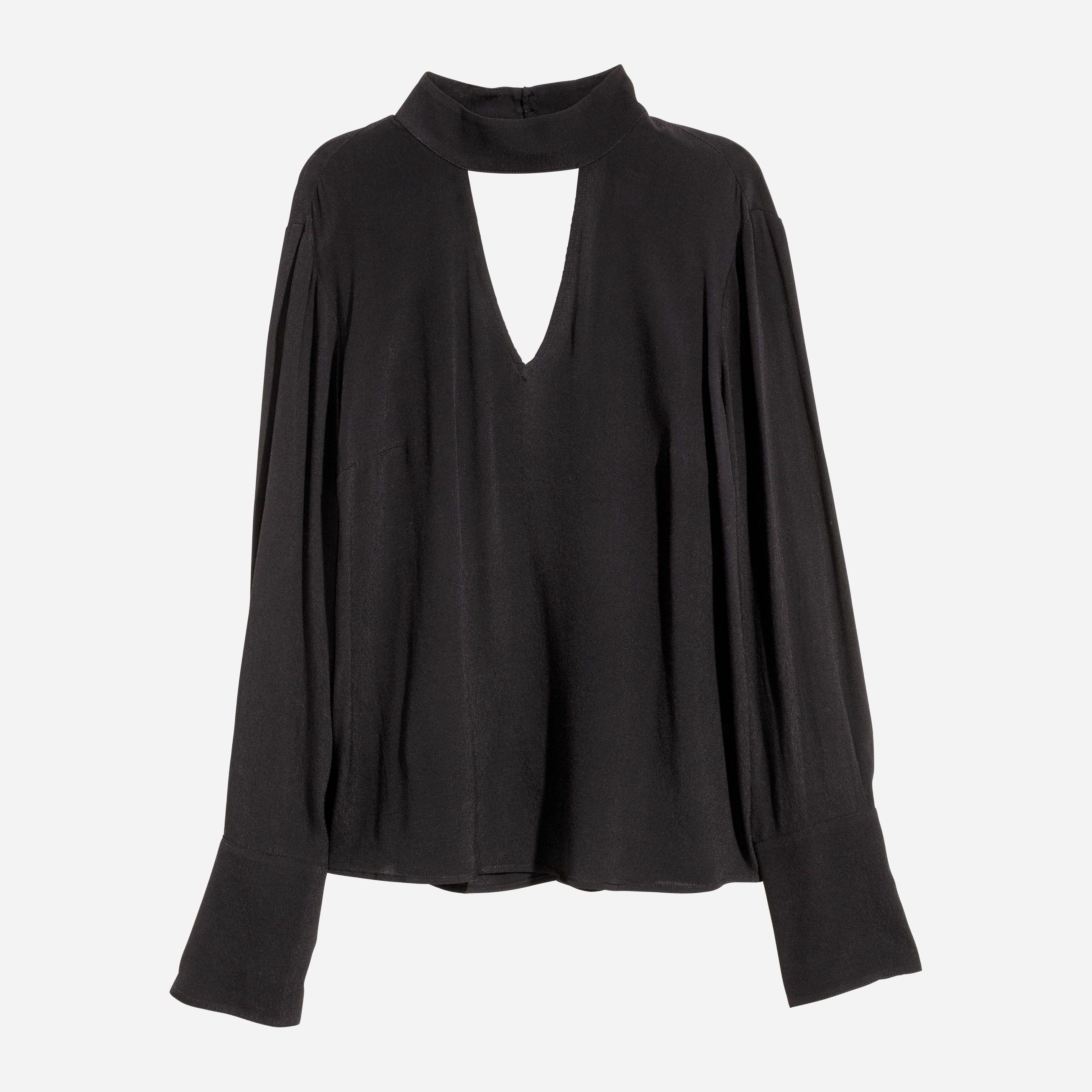 

Блузка H&M 5635276-AAAD 36 Черная