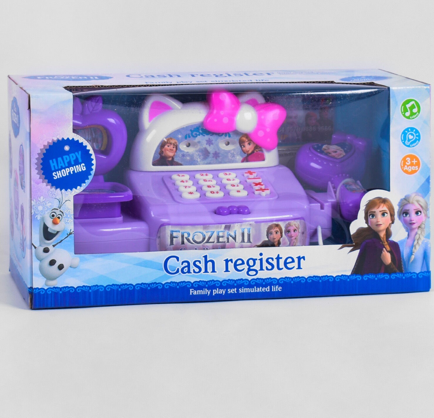 

Кассовый аппарат JIA 5585 (48/2) свет, звук, язык озвучки английский, в коробке