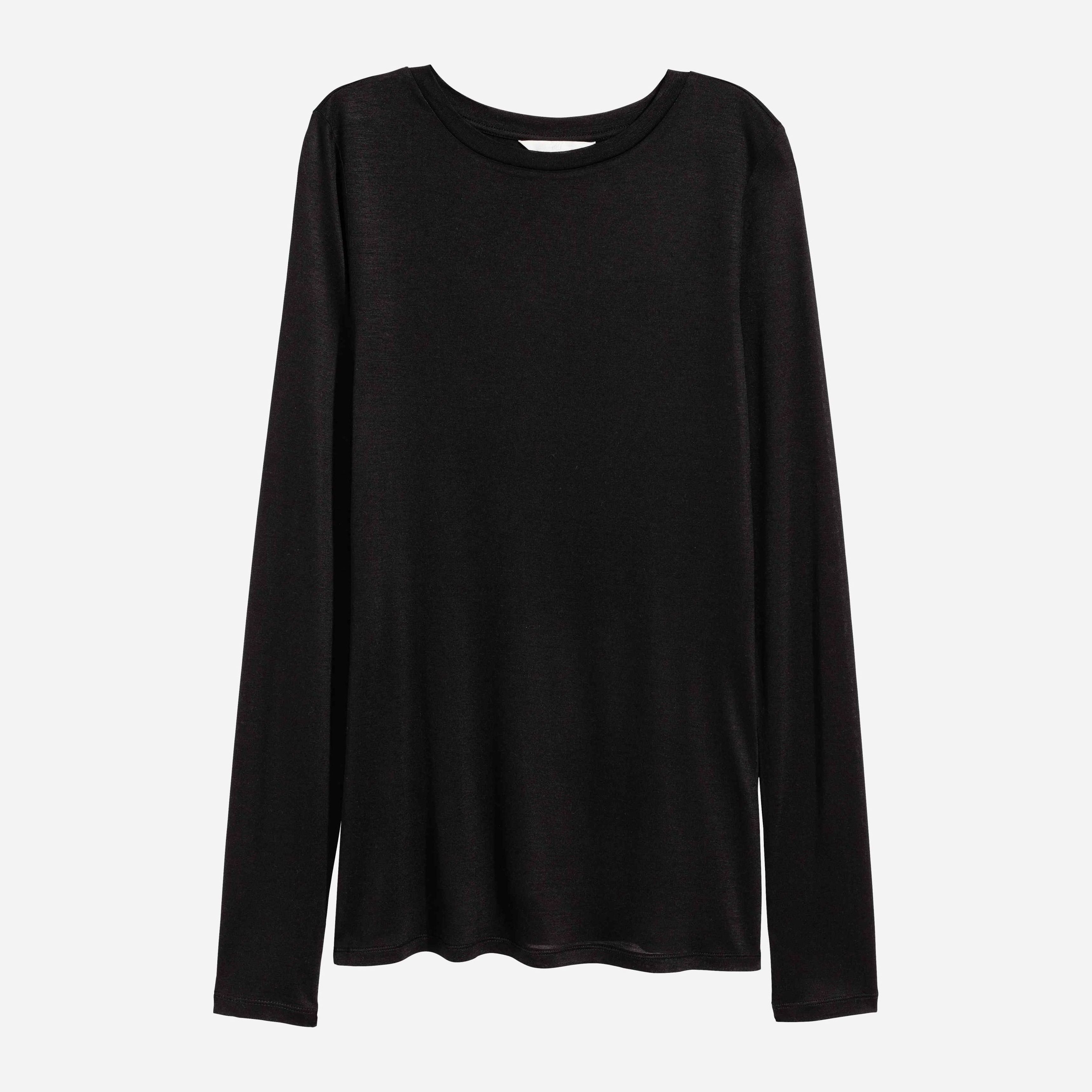 

Лонгслив H&M 4633395-AAAD XS Черный