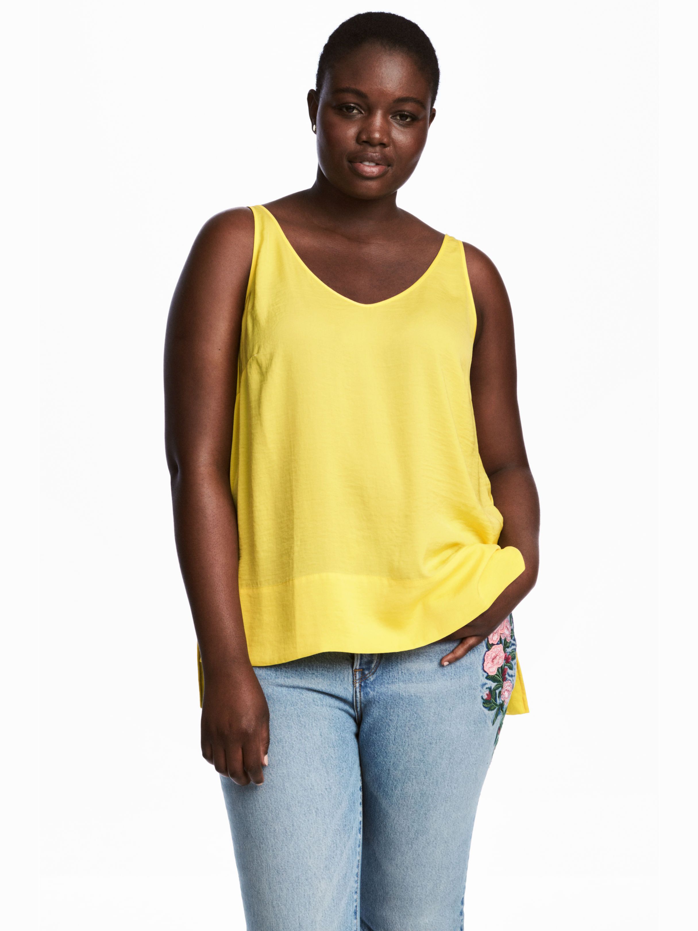 

Блузка H&M 4822116-ACUU 46 Желтая