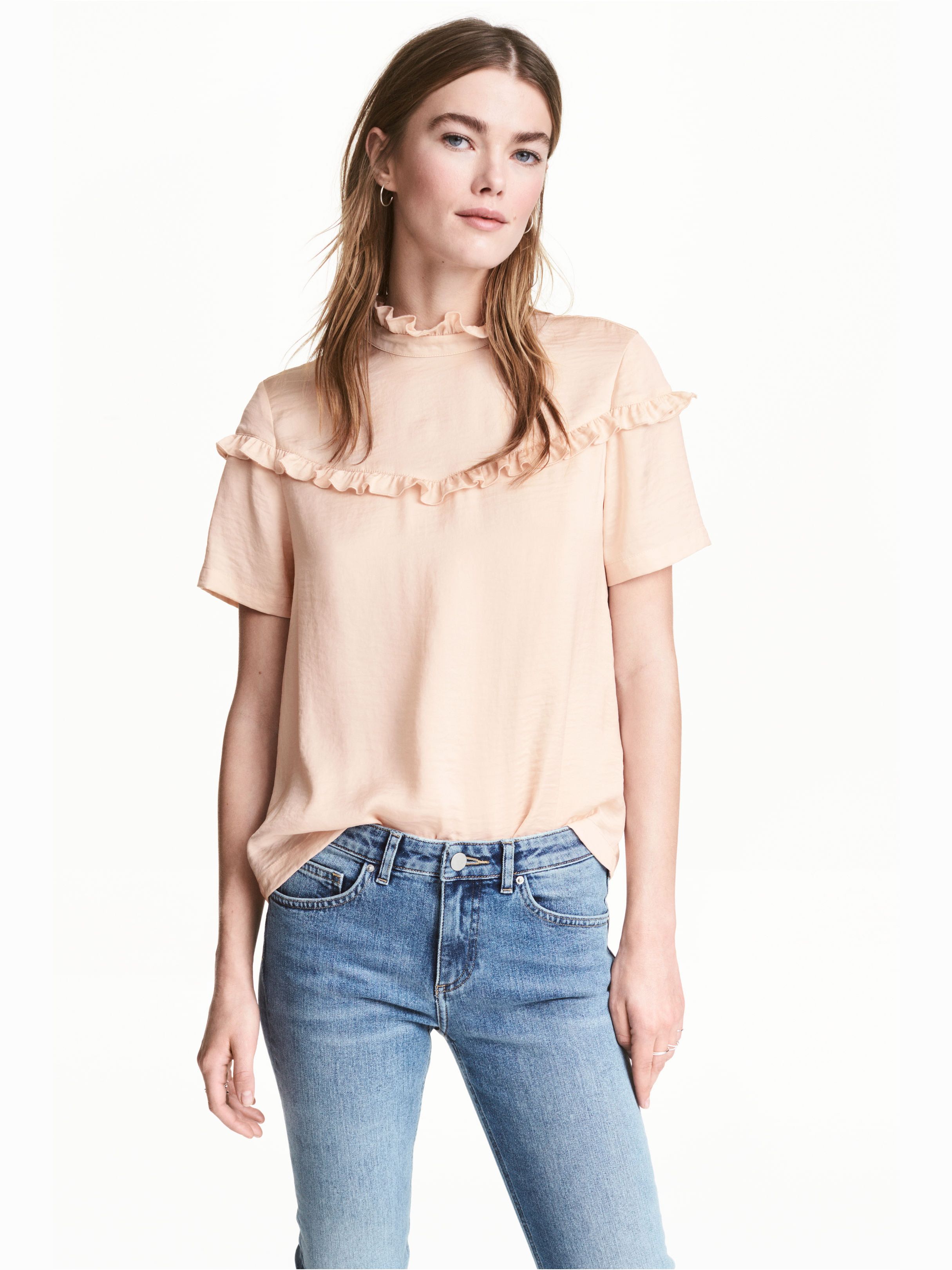 

Блузка H&M 4817065-ACTQ 36 Бежевая
