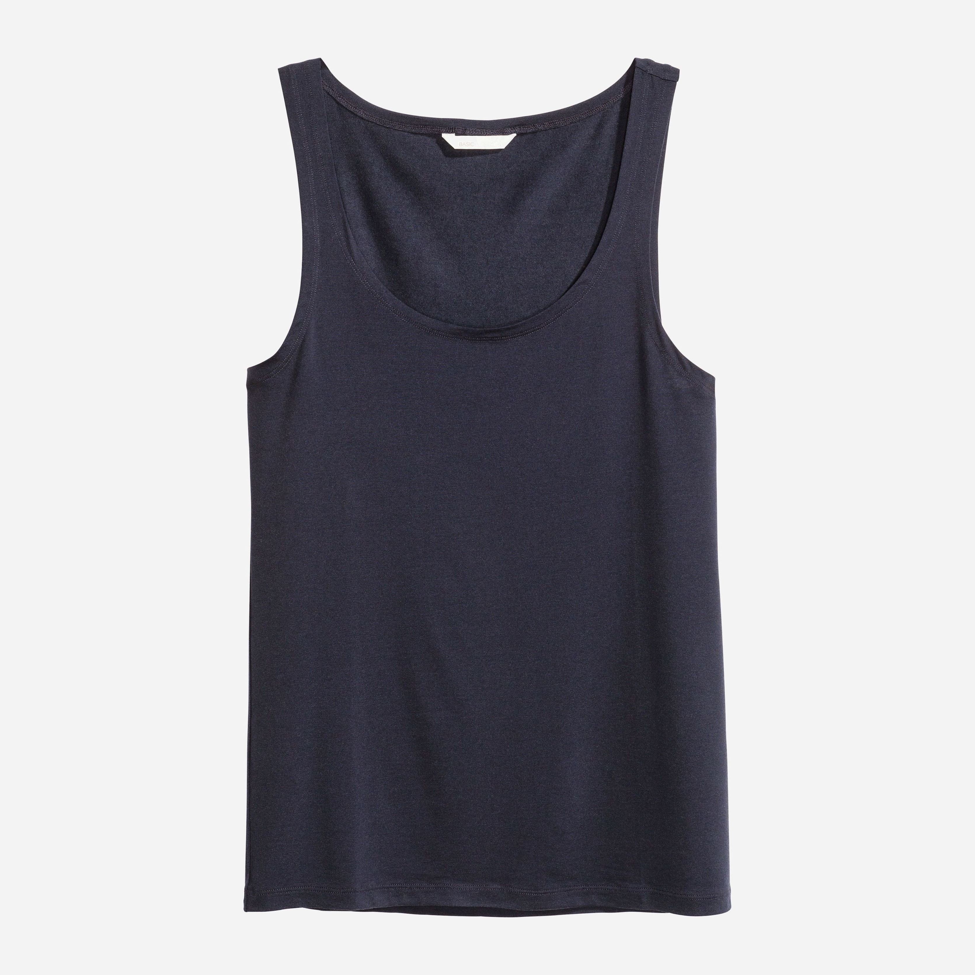 

Спортивная майка H&M 4133054-AAQJ XL Темно-синяя