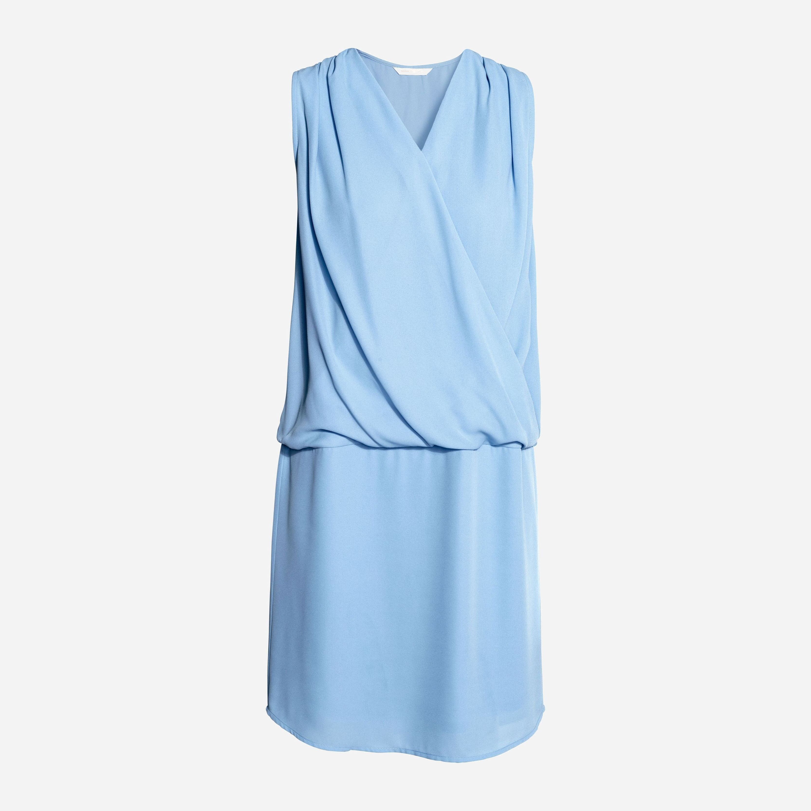 

Платье для беременных H&M Mama 4123655-ACUP L Голубое