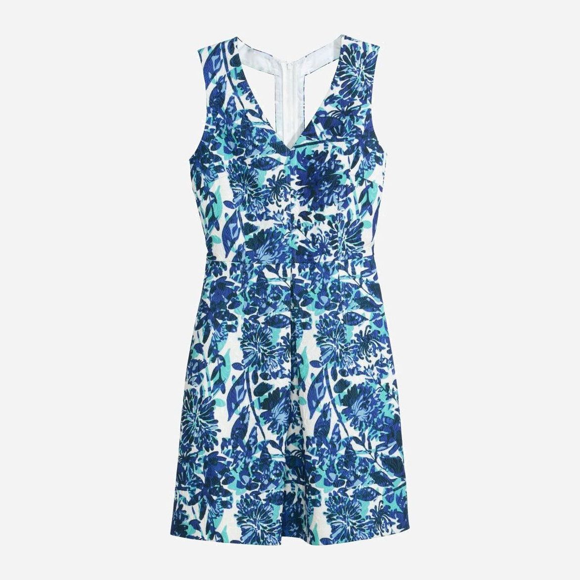 

Платье H&M 3825953-ABAL 42 Белое с синим