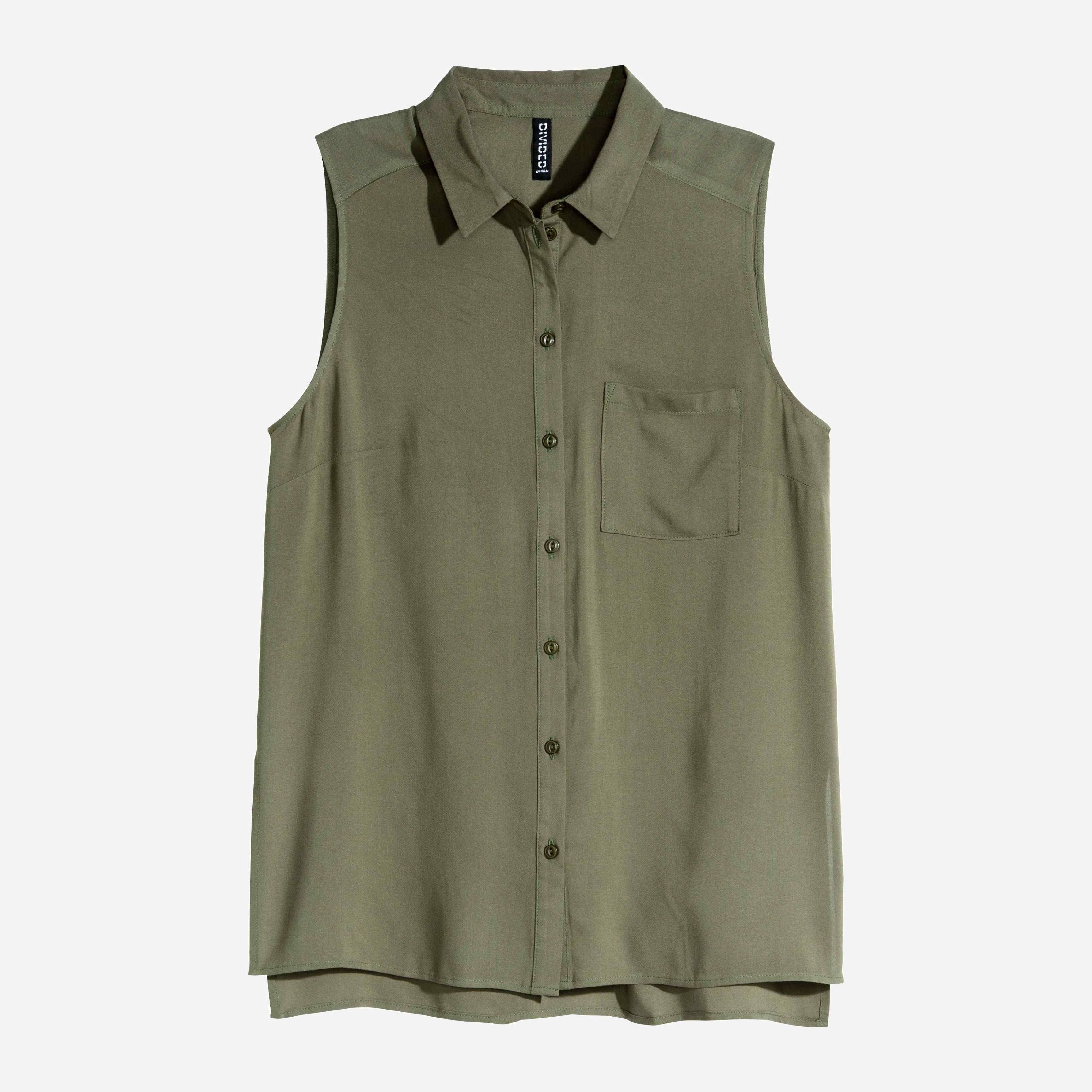 

Блузка H&M 3685393-ACYC-ACYC 38 Хаки