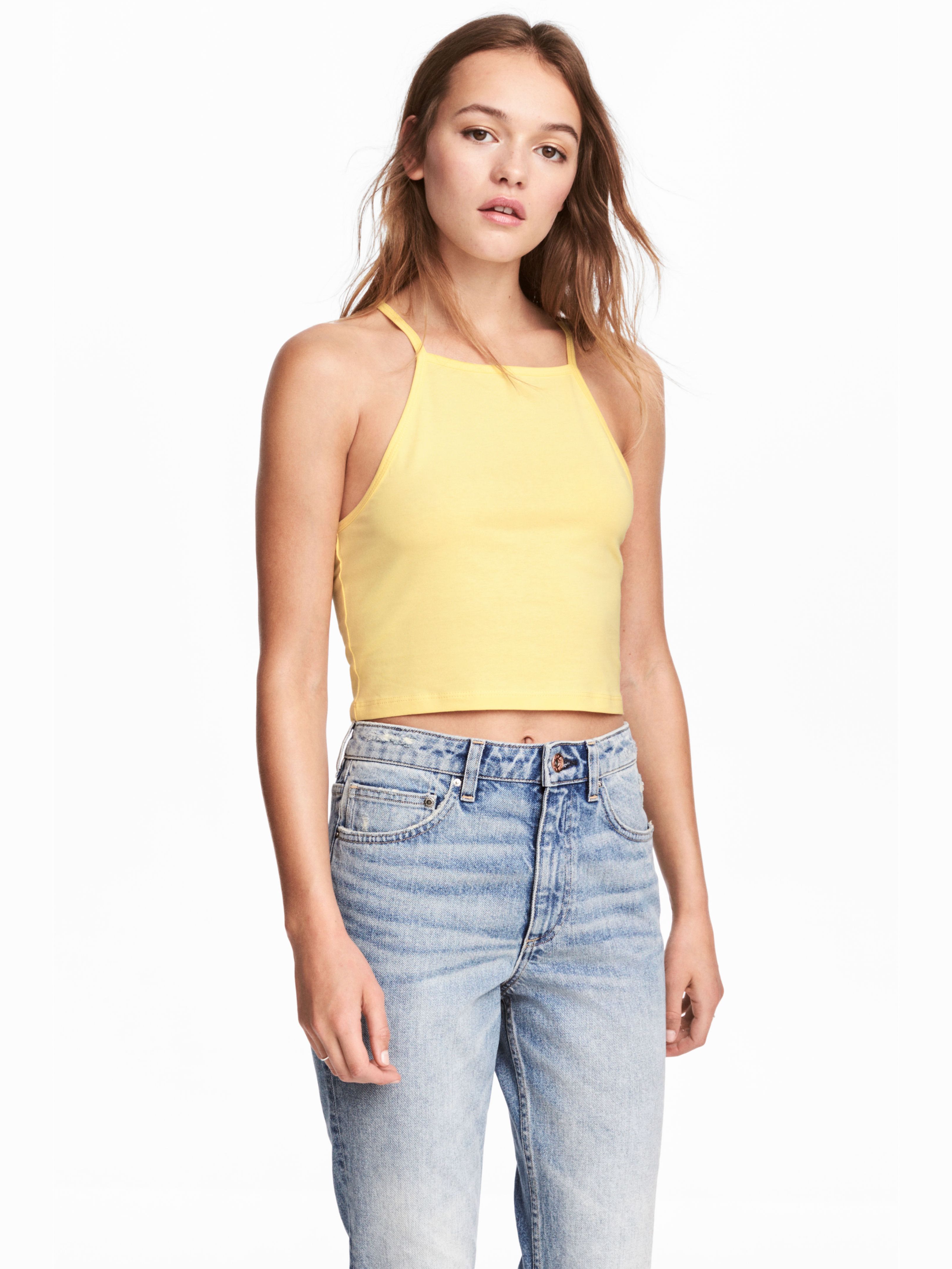 

Топ H&M 3772775-ACUU M Желтый