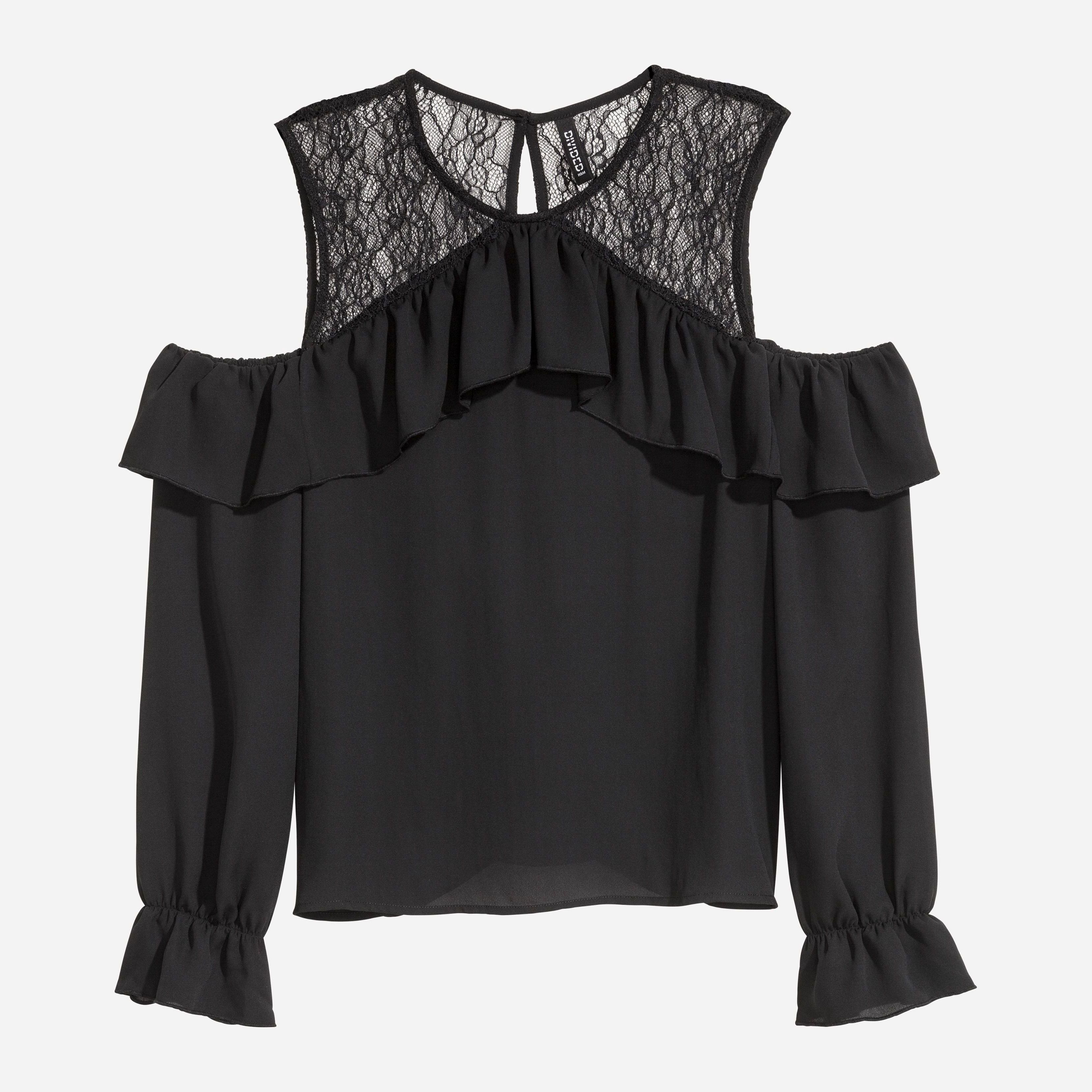 

Блузка H&M 5491646-AAAD 40 Черная
