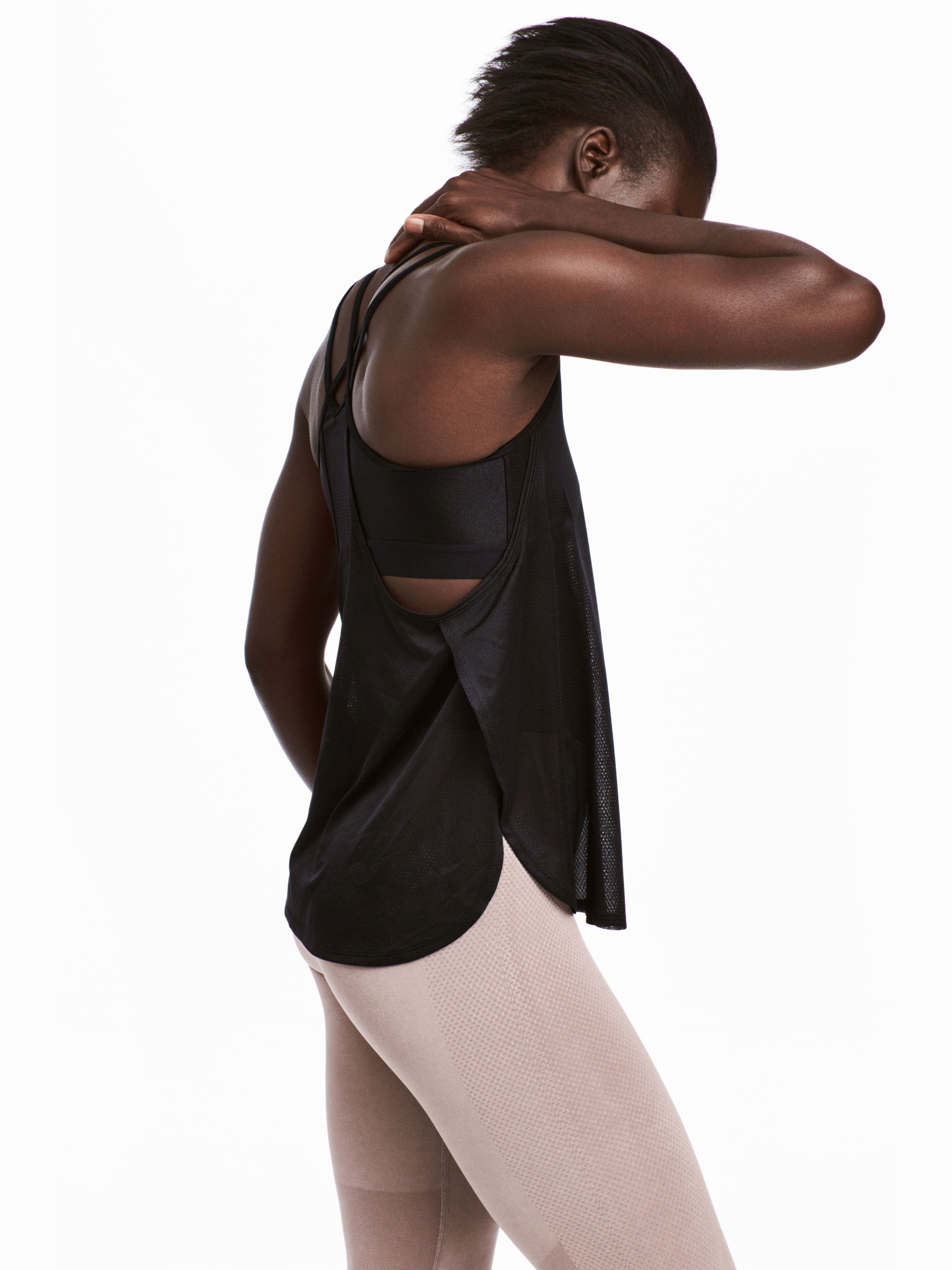 

Спортивная майка H&M 5213576-AAAD XS Черная