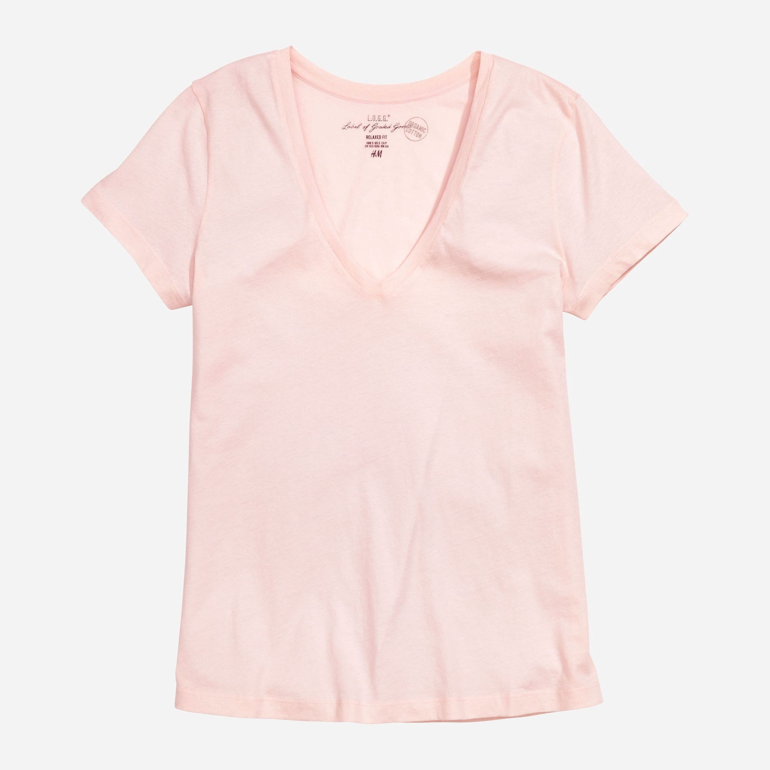 

Футболка H&M 4028744-ACWV S Светло-розовая