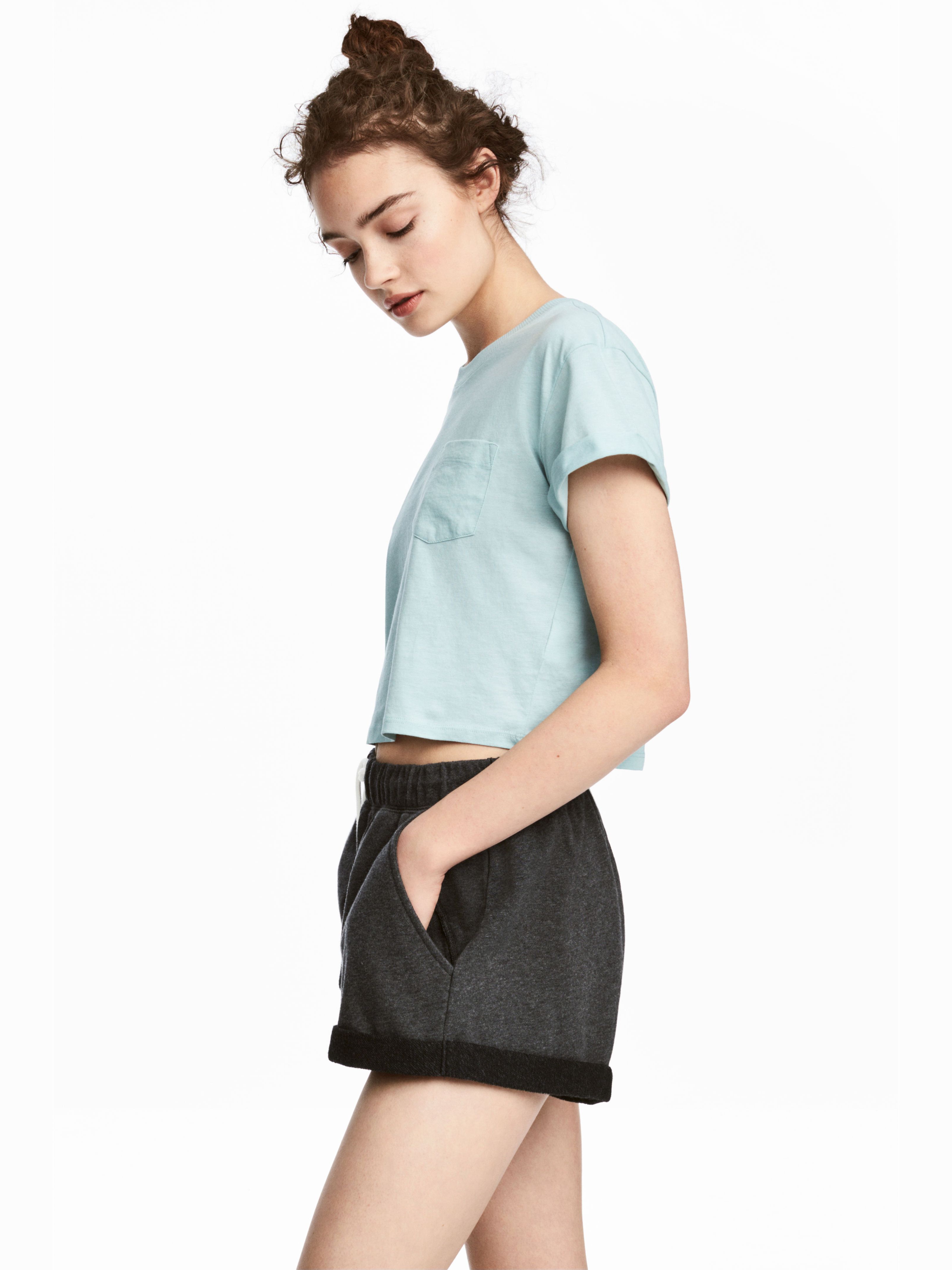 

Футболка H&M 4114136-ACUP XL Голубая