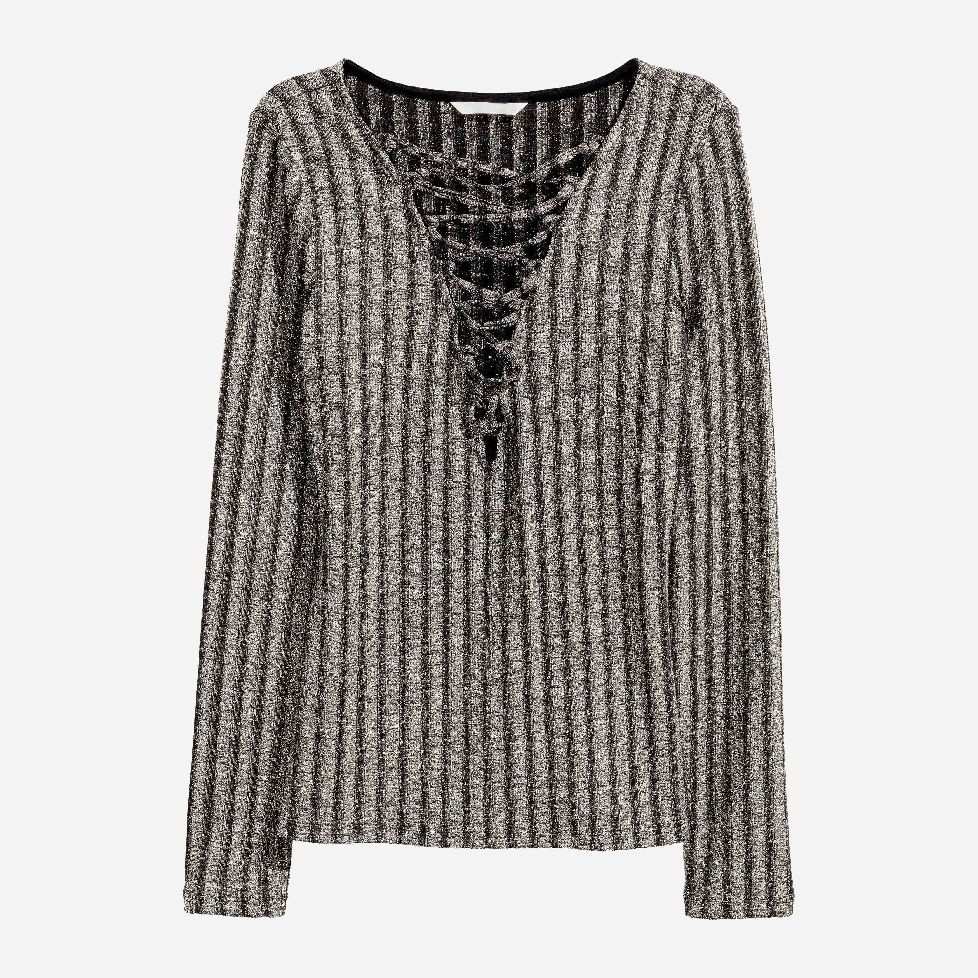 

Топ H&M 4386134-ACXA M Серебристый (DD3000002434503_LD2000001080436)