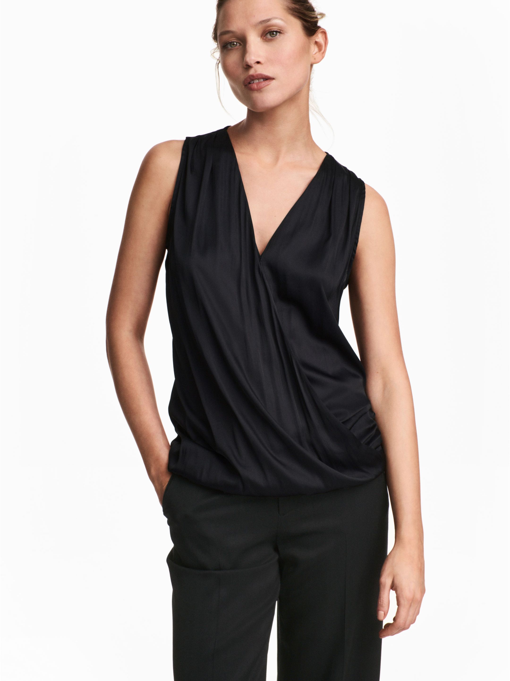 

Блузка для беременных H&M Mama 5090386-AAAD M Черная