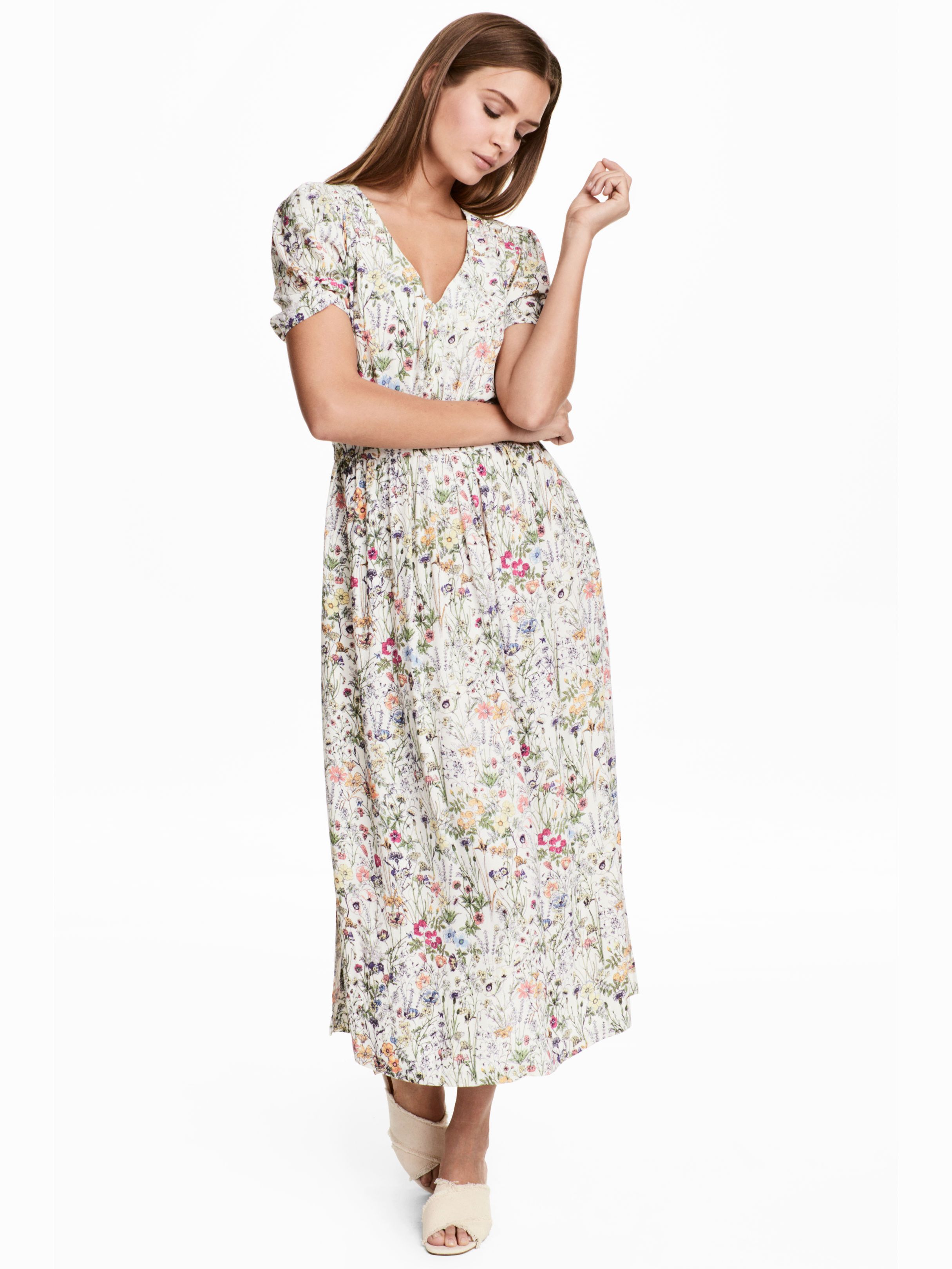 

Платье H&M 5068175-AAPB 40 Белое