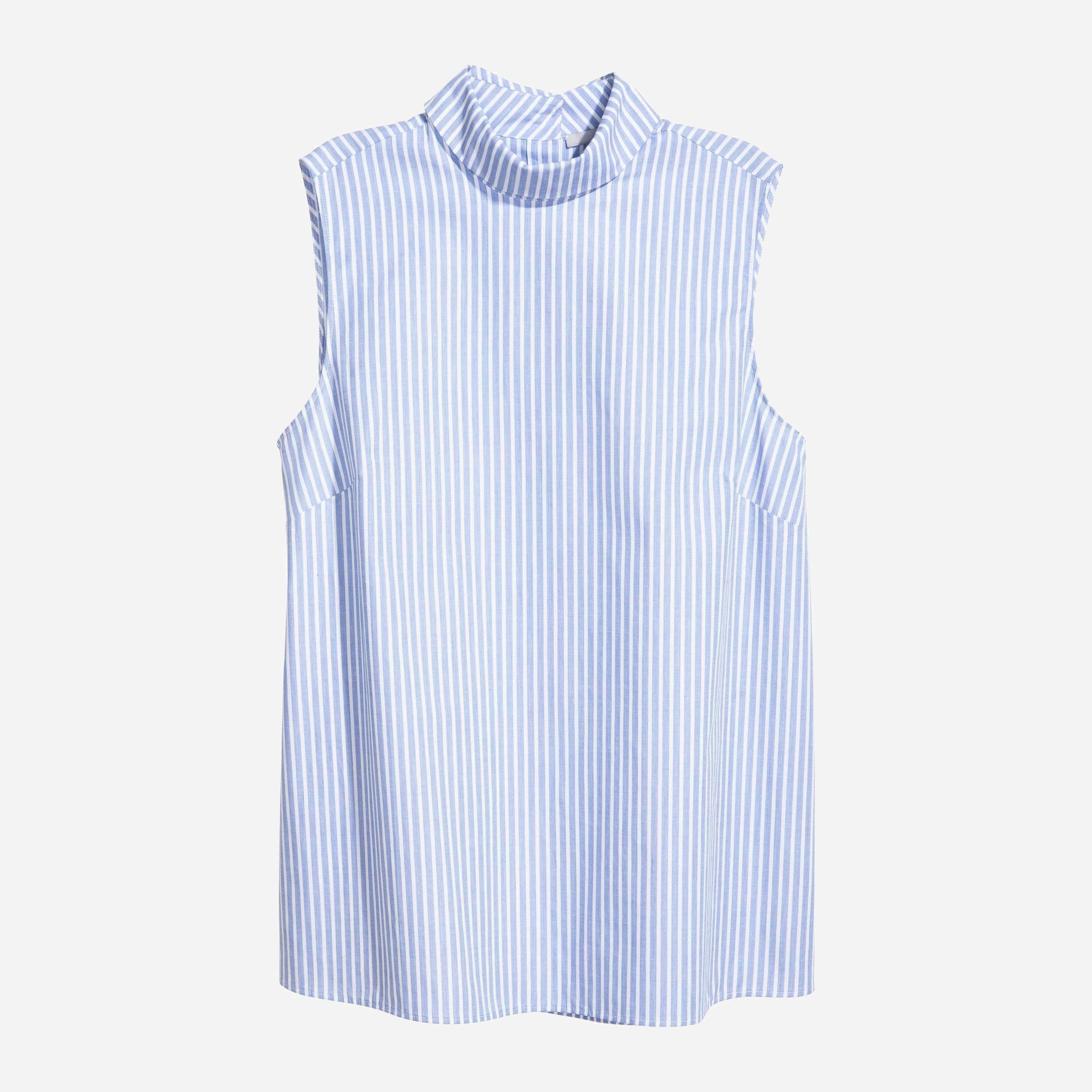 

Блузка H&M 5037035-AARY 46 Синяя с белым
