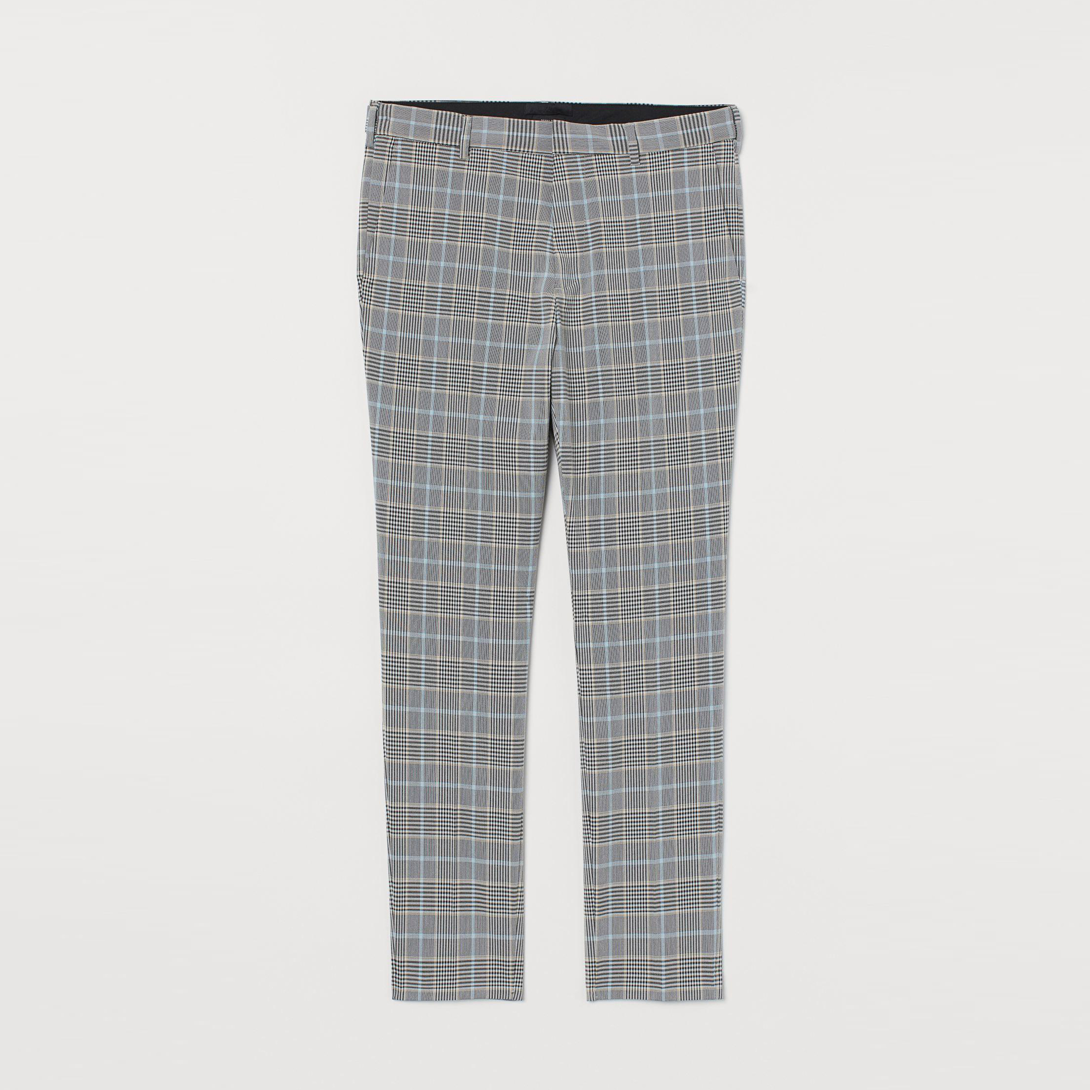 

Брюки H&M 8434651-ACSX 32 Серые в клетку