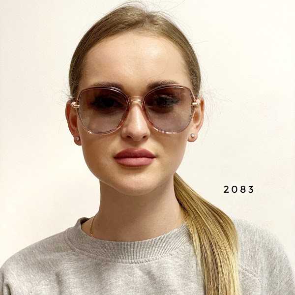 

Cолнцезащитные очки серо розовые 2083
