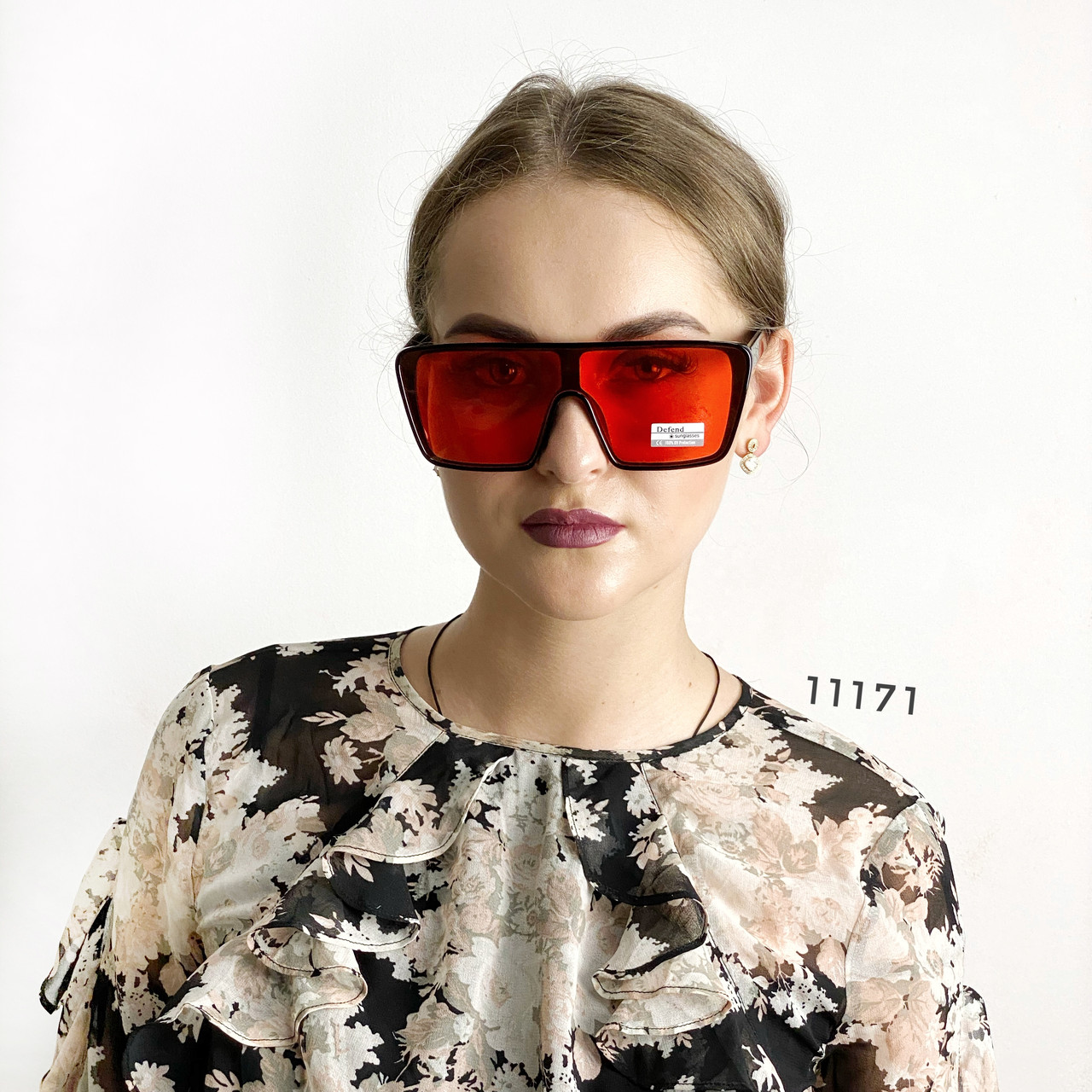 

Солнцезащитные очки маска красные 11171