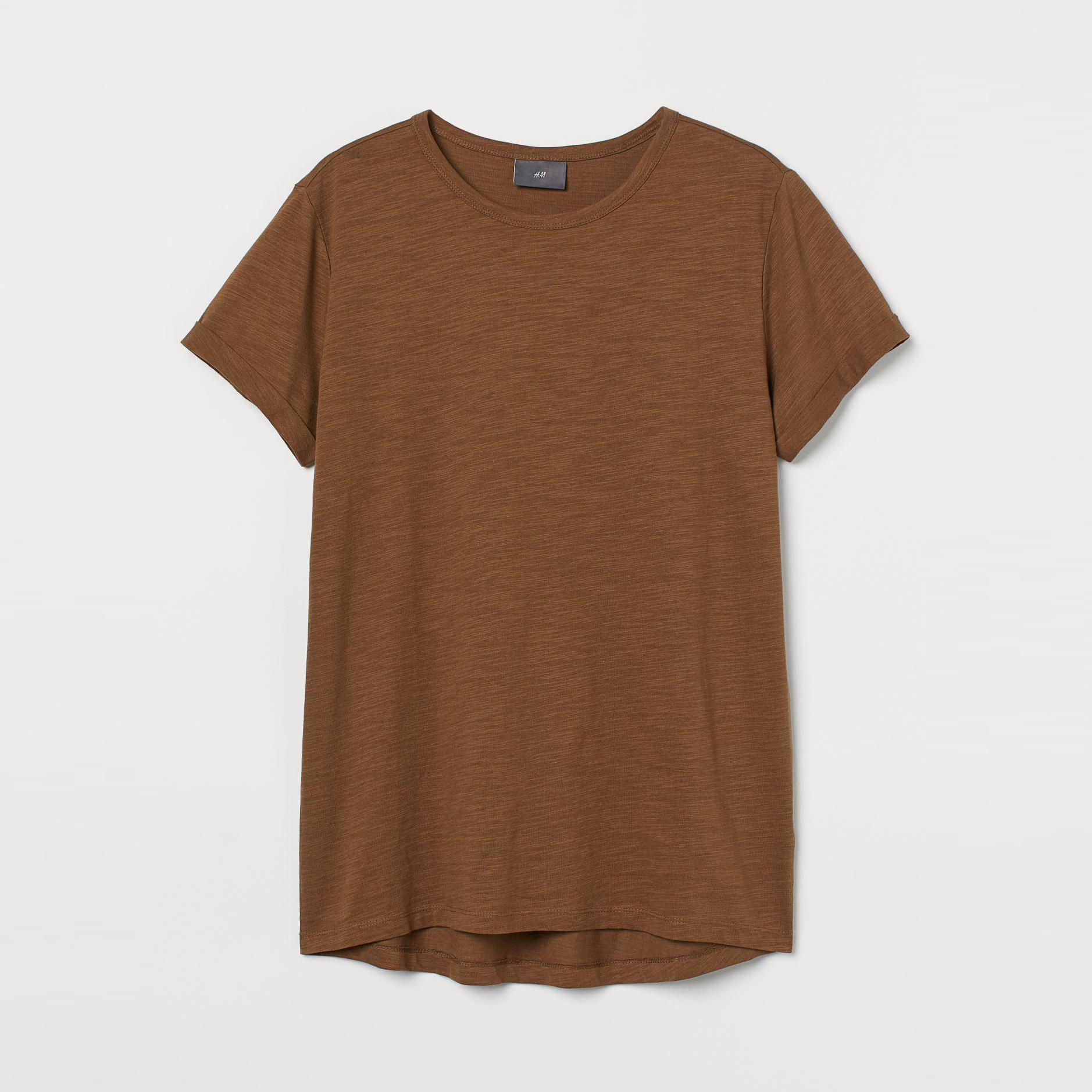 

Футболка H&M 5914661-ACVE L Коричневая