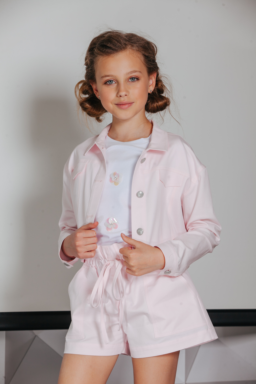 

Куртка котон укорочена Lukas Kids 146 рожевий(0190)