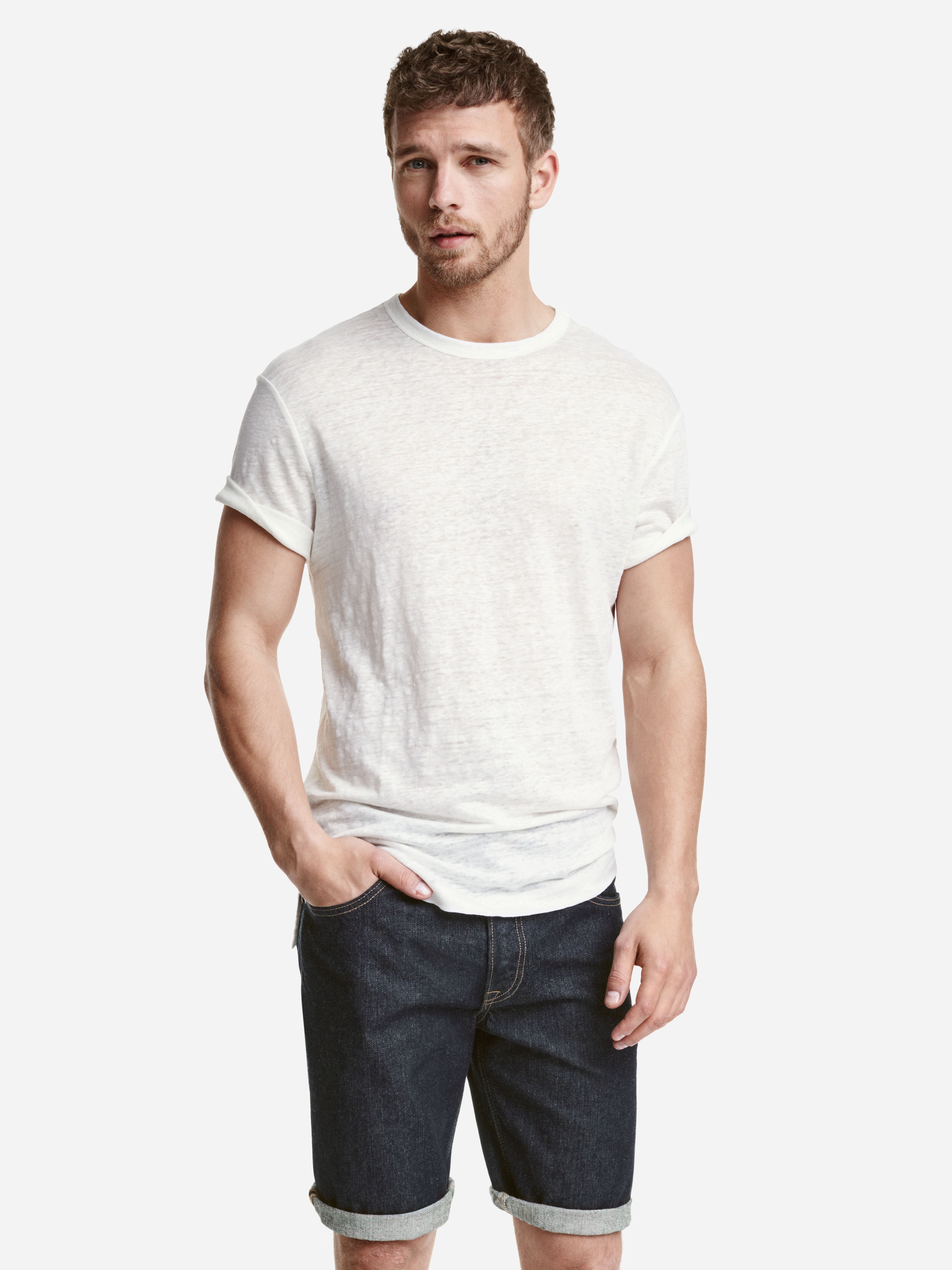 

Джинсовые шорты H&M 0397685_01 27 Темно-синие