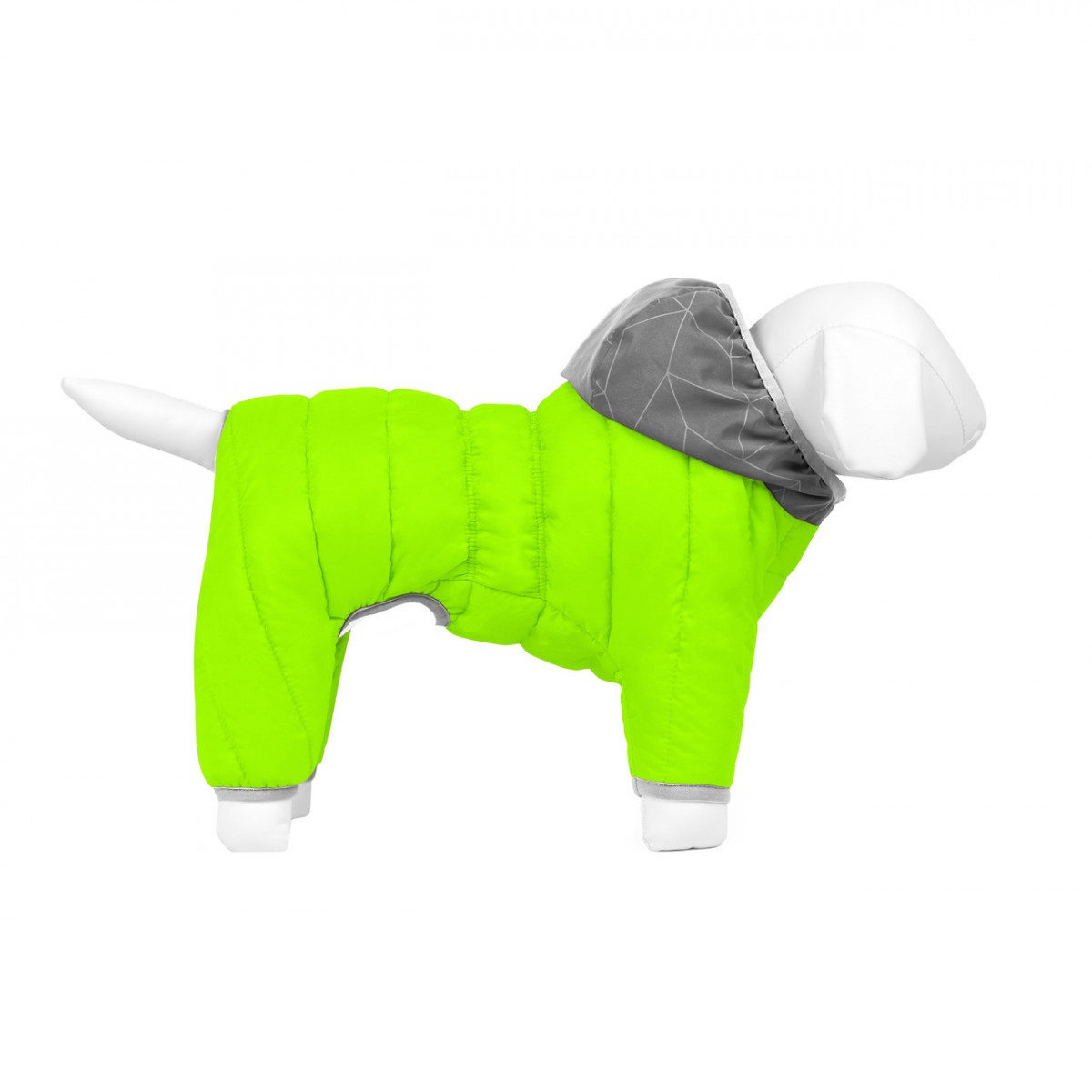 

Комбинезон с капюшоном из светоотражающей ткани, для собак Collar AiryVest One M 47, салатовый