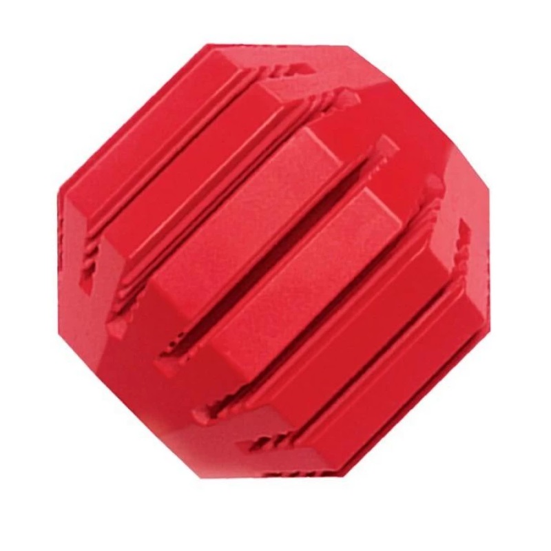 

Игрушка для собак резиновый мяч KONG Stuff-a-ball S 6.4x6.4x6.4 см, красный