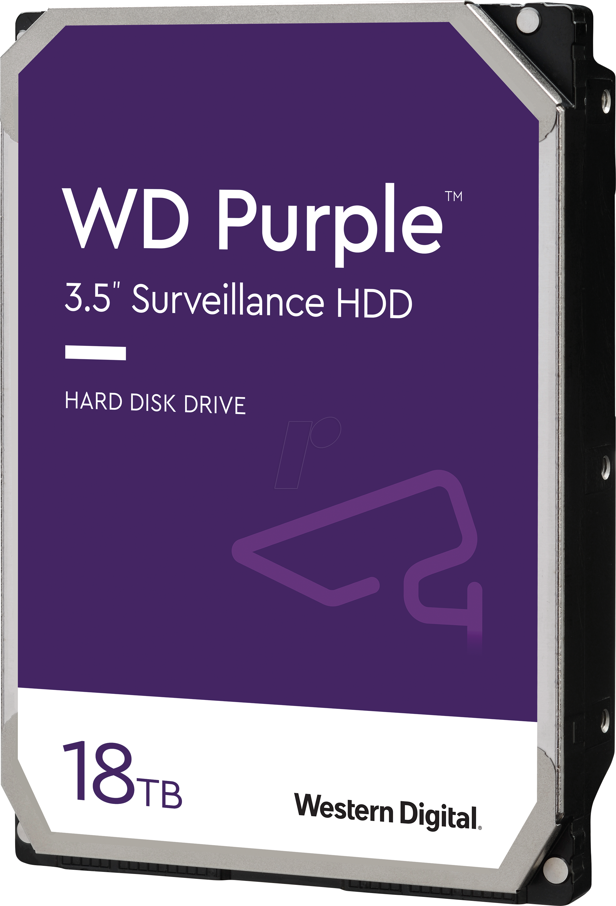 

Дисковий накопичувач внутрішній Western Digital Western Digital 3.5" Purple 18TB 3,5" SATAIII 7200 об/хв Сріблястий (WD180PURZ)