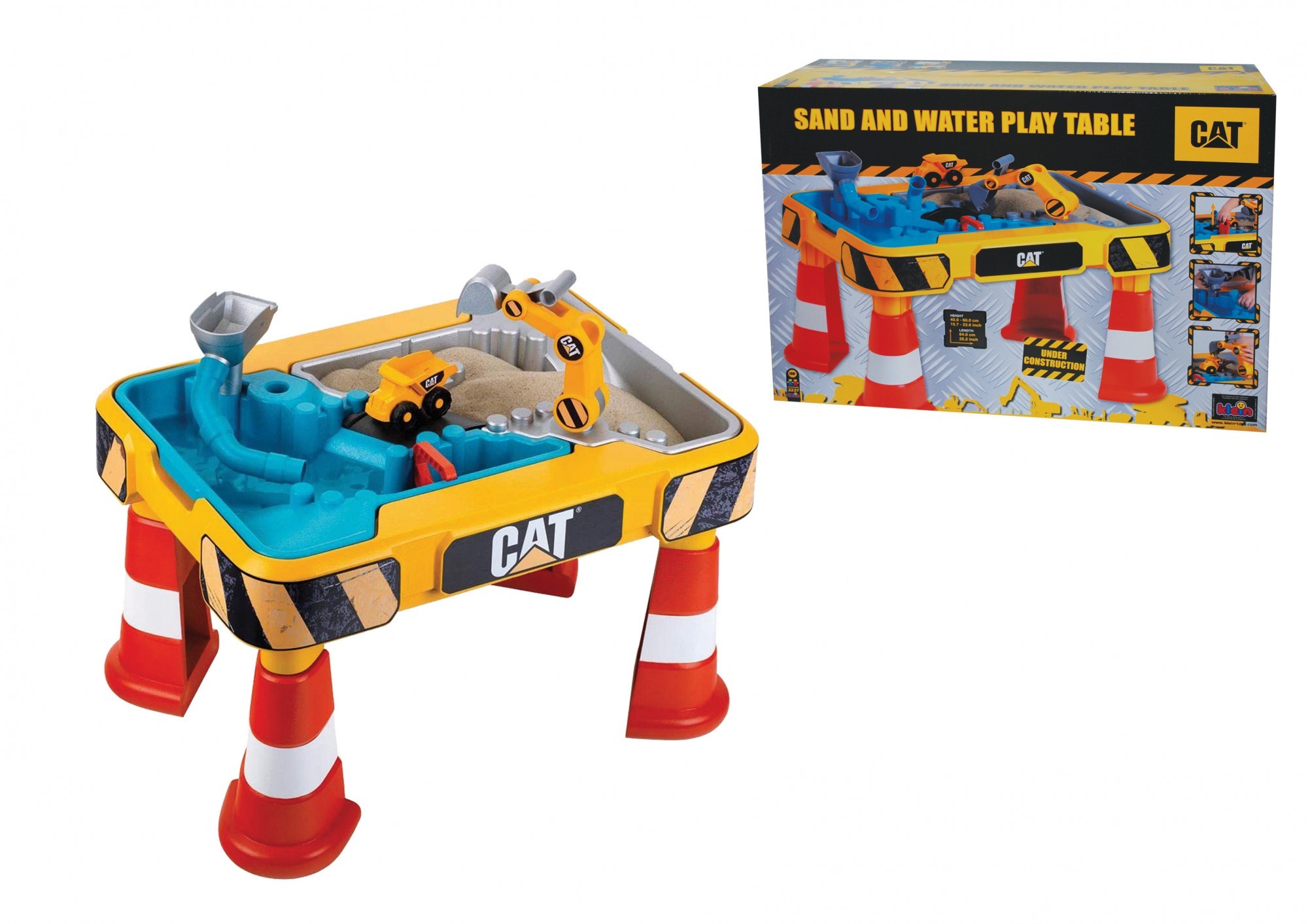 

Игровой столик для песка и воды CAT (базовый набор) Klein
