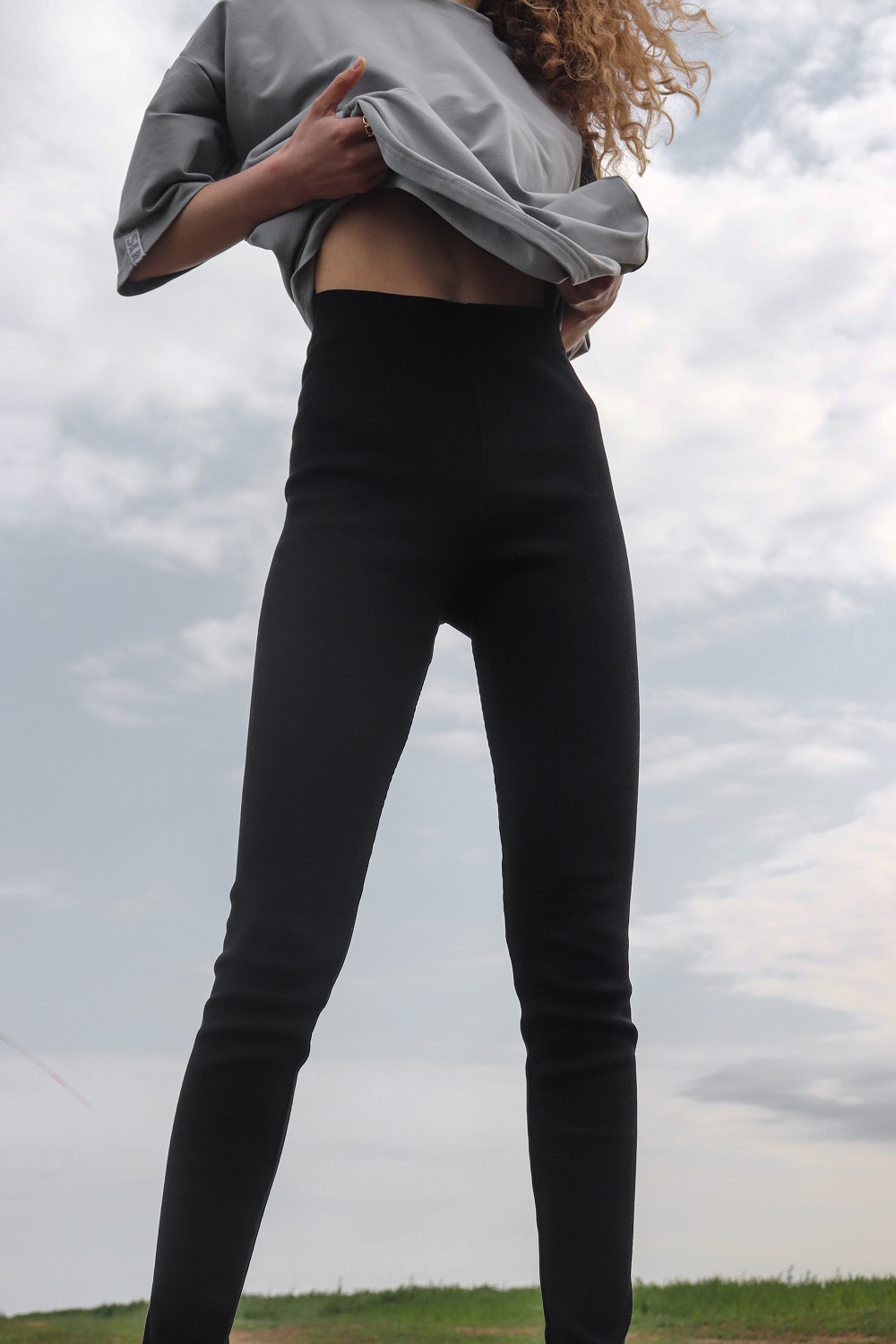 

Лосины SKRIPKA «Rubber» черные S S339