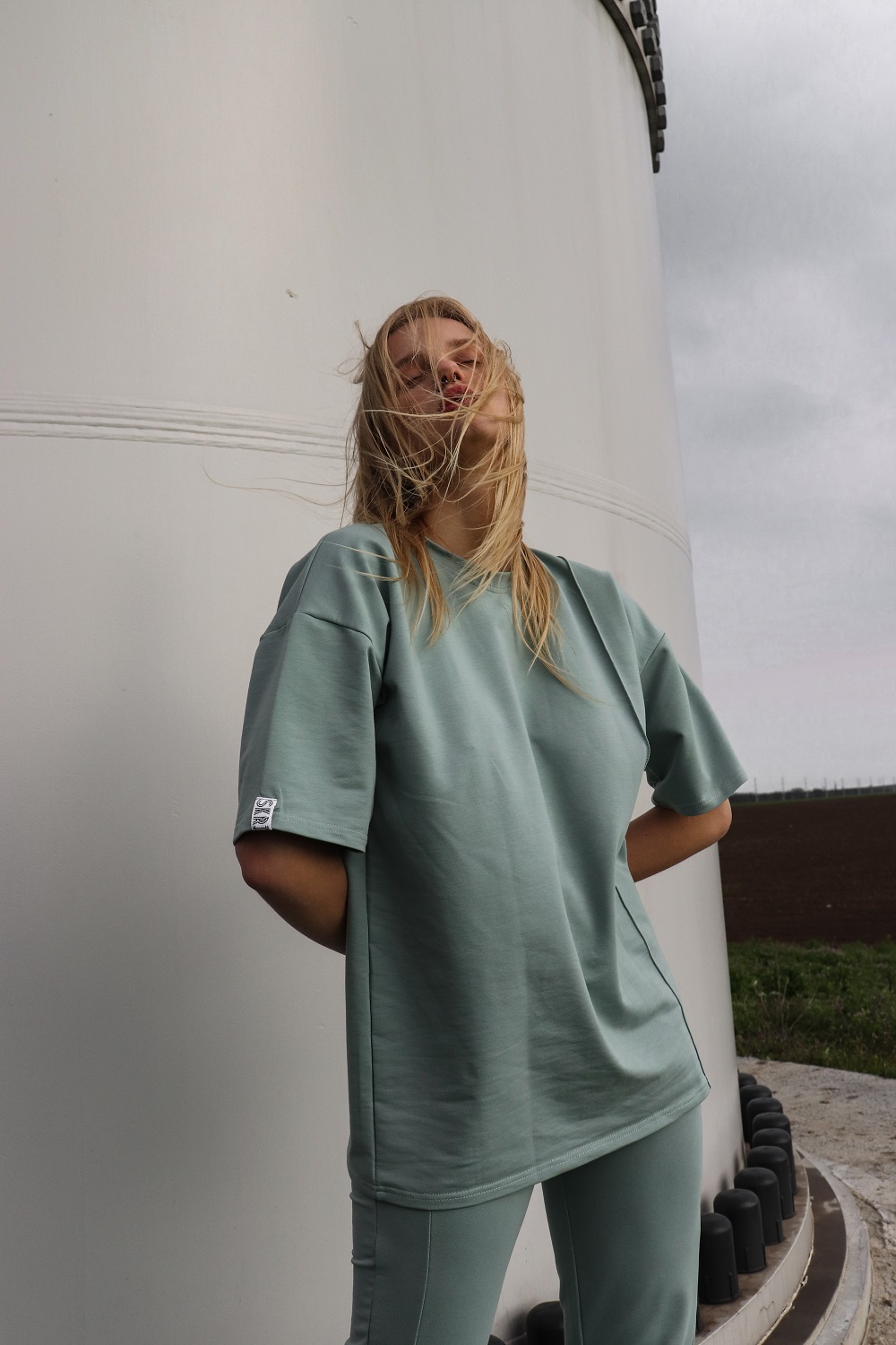 

Футболка SKRIPKA «Seam» мятная M/L S267