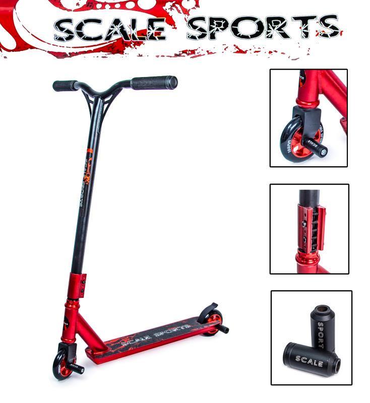 

Трюковый самокат Scale Sports Storm красный